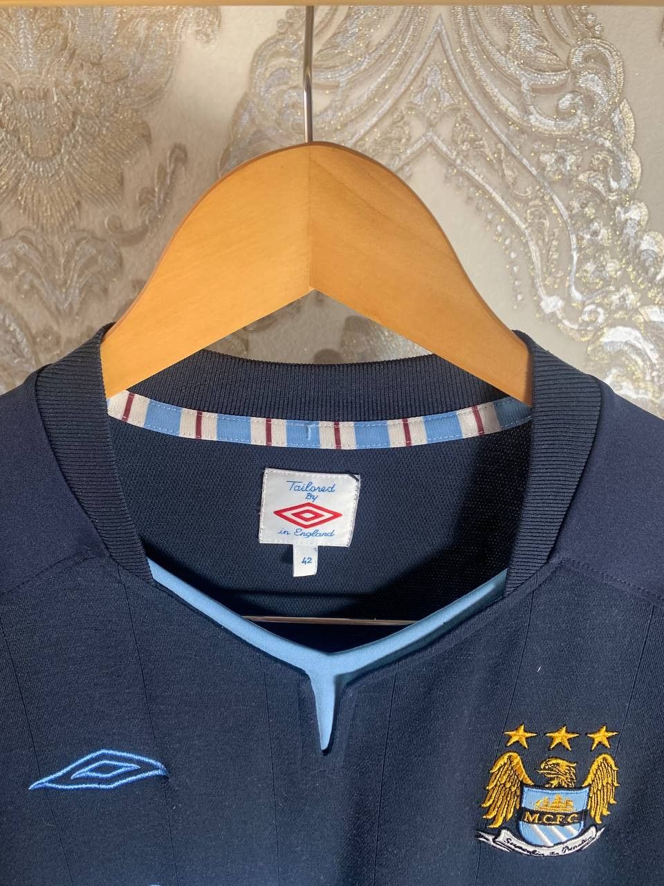 Umbro Vintage Umbro FC Manchester City England Soccer Jersey 90s Size US M / EU 48-50 / 2 - 3 Thumbnail