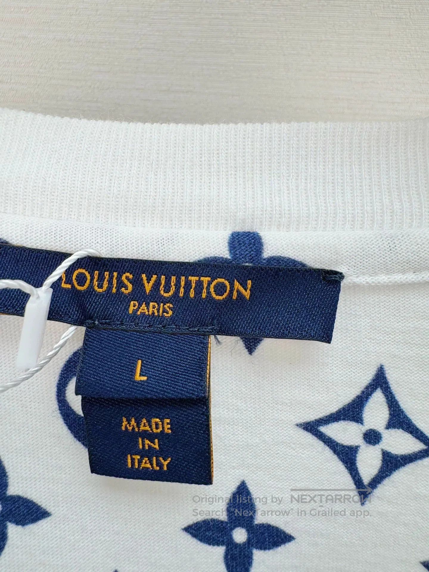 Louis Vuitton Louis Vuitton Blue Monogram Short Sleeve Top. Size US L / EU 52-54 / 3 - 2 Thumbnail