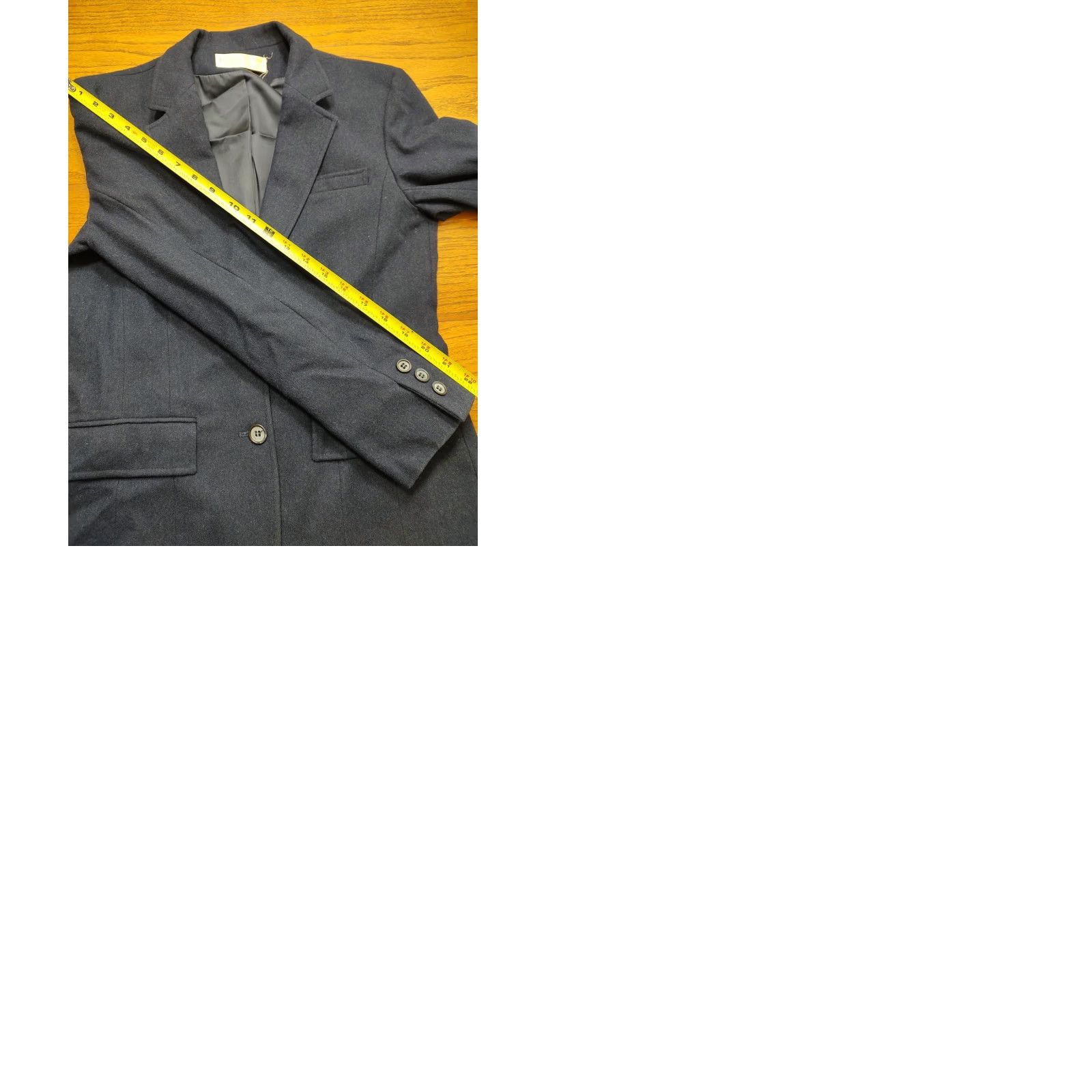 Pendleton VINTAGE Pendleton Blazer Jacket Women 36 in Navy Blue Wool Two Button Classic Lined Mid-Length Fall Winter Spring Chest 36 Mens Womens Girls? Size XS / US 0-2 / IT 36-38 - 9 Thumbnail