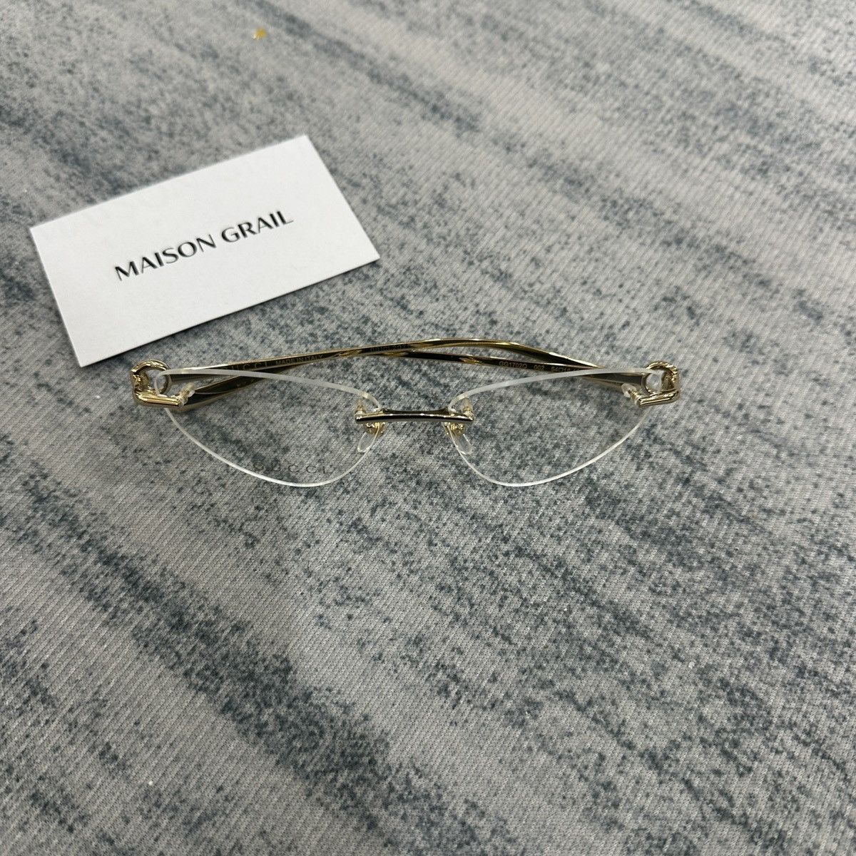 Gucci GUCCI GG1702O 002 EYEGLASSES Size ONE SIZE - 2 Thumbnail