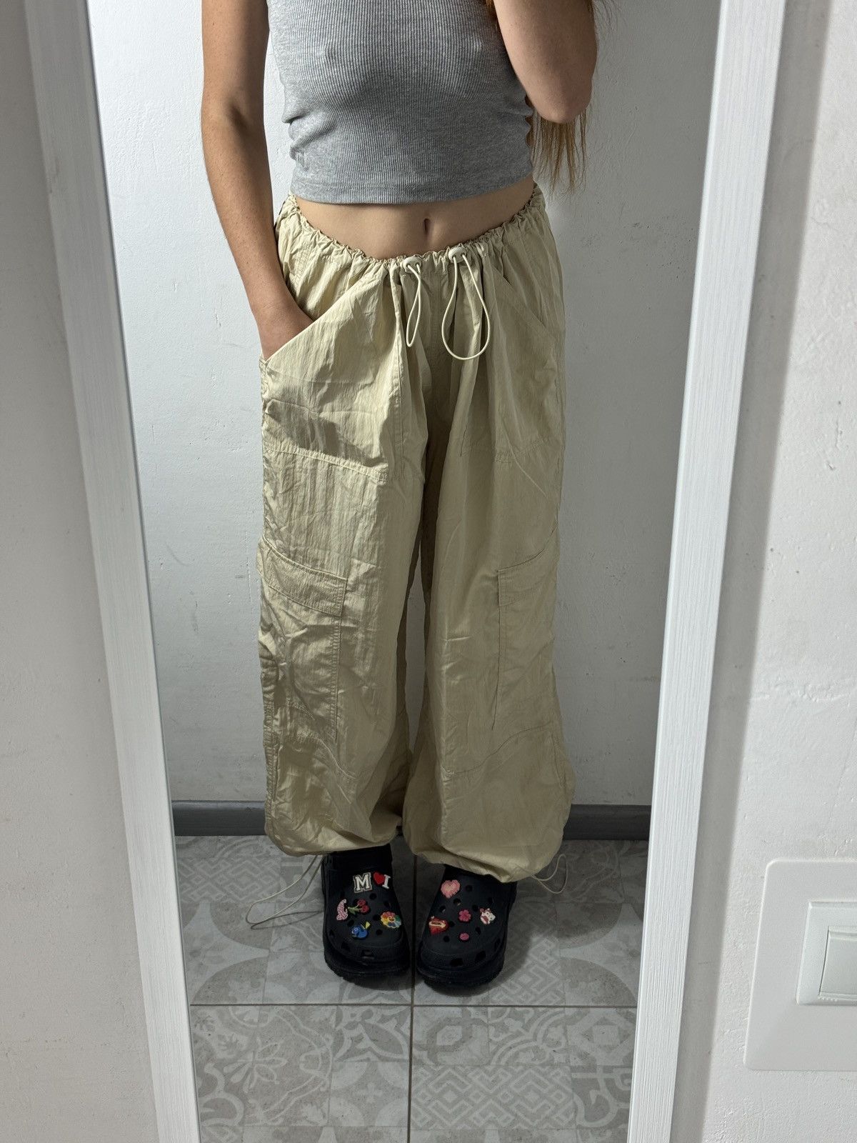 Other CARGO PARACHUTE 2000s PANTS Size 34" / US 12 / IT 48 - 1 Thumbnail
