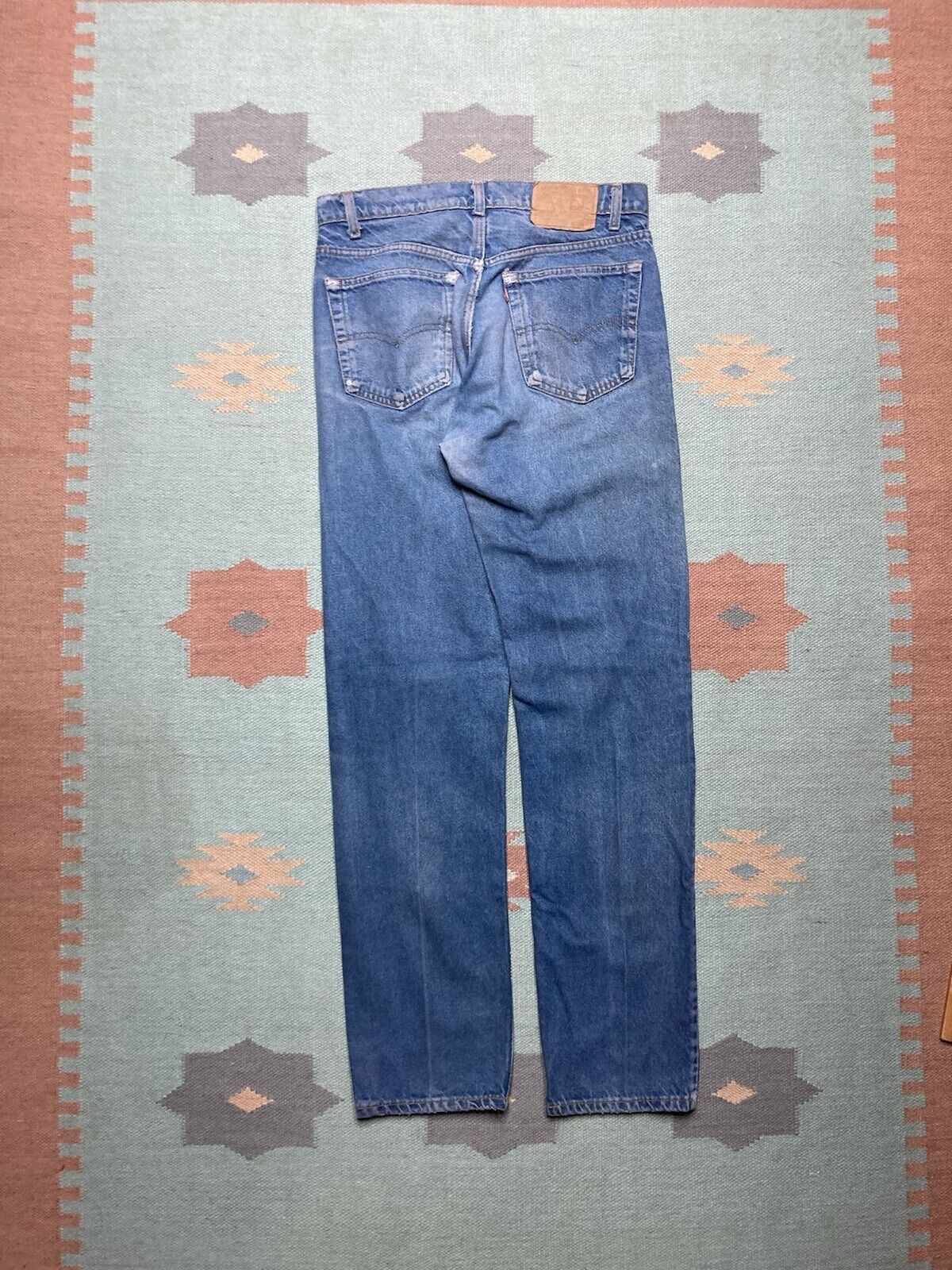 Levi's × Vintage 80s Levi’s 505 0216 xx jeans faded whiskers straight 32x33 Size US 32 / EU 48 - 1 Thumbnail