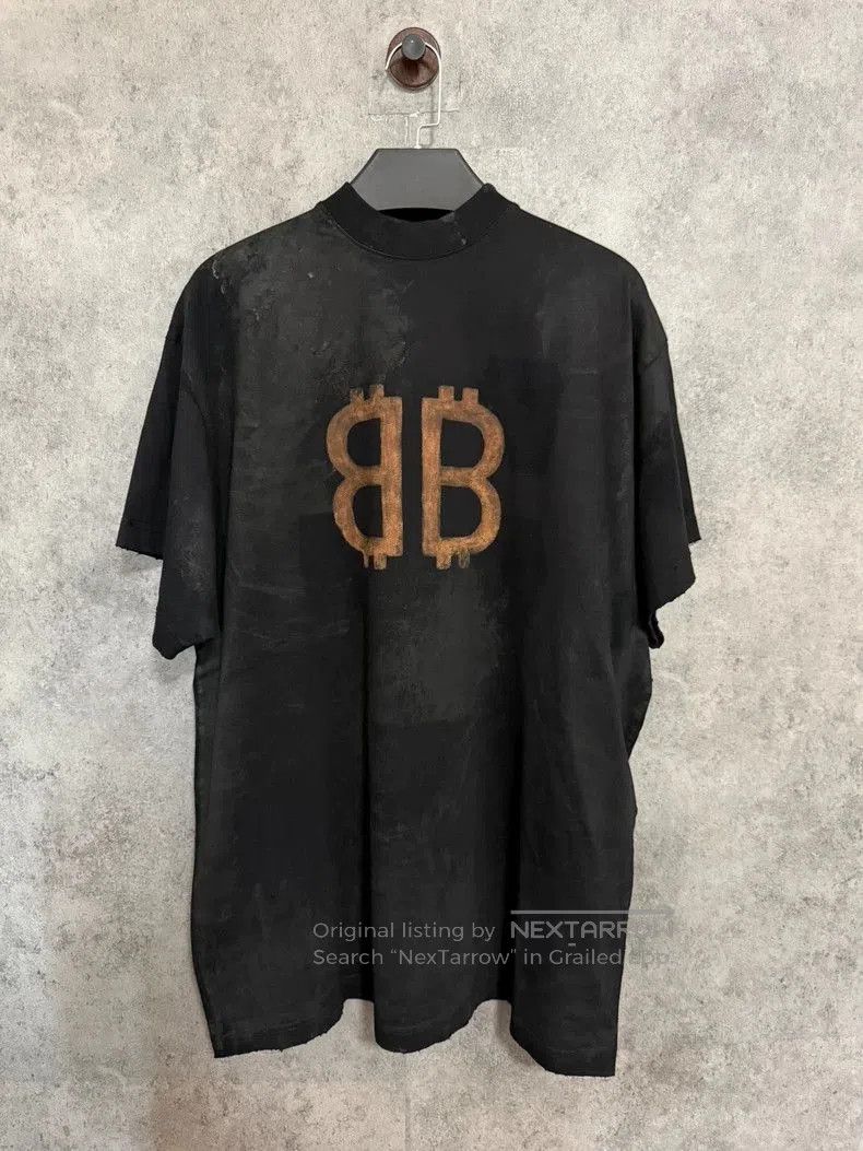 Balenciaga Balenciaga Bitcoin BB Short Sleeve. Size US S / EU 44-46 / 1 - 1 Thumbnail