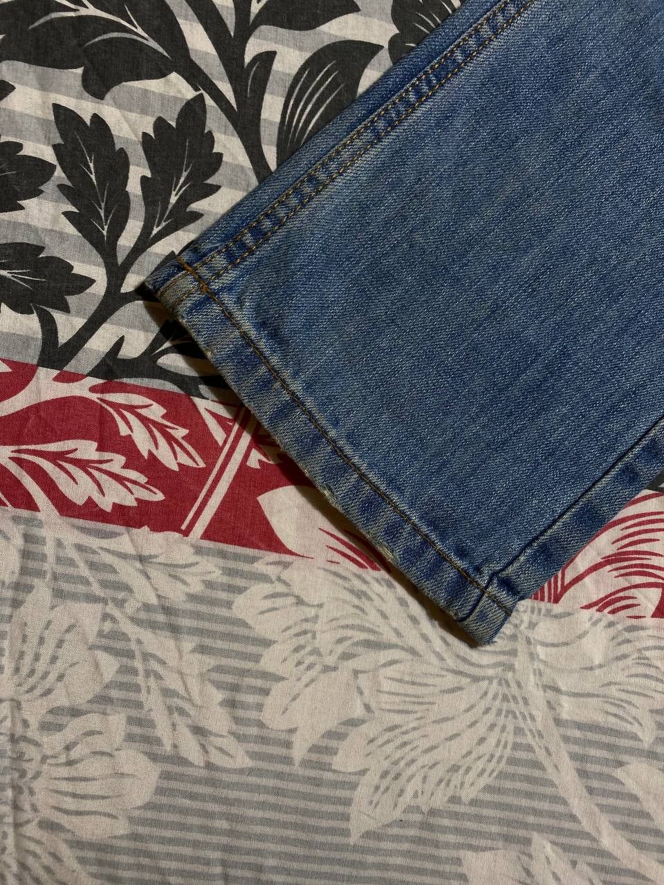 Japanese Brand 💥Vintage Distressed Washed Painted Flared Crash Denim Pants Size US 34 / EU 50 - 5 Thumbnail