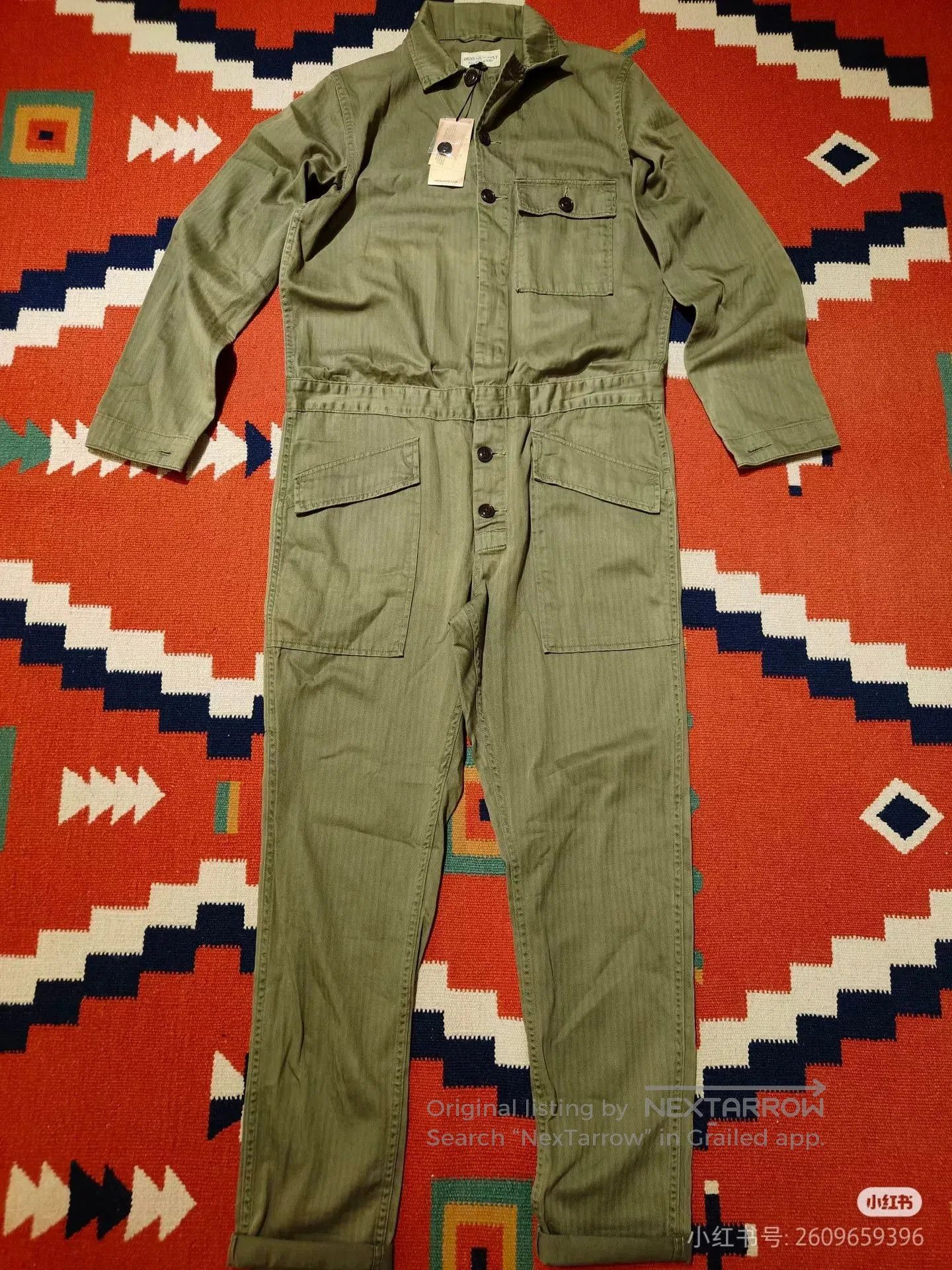 RRL Ralph Lauren Ralph Lauren Women's Jumpsuit HBT Fabric. Size 24" / US 00 / IT 34 - 8 Thumbnail