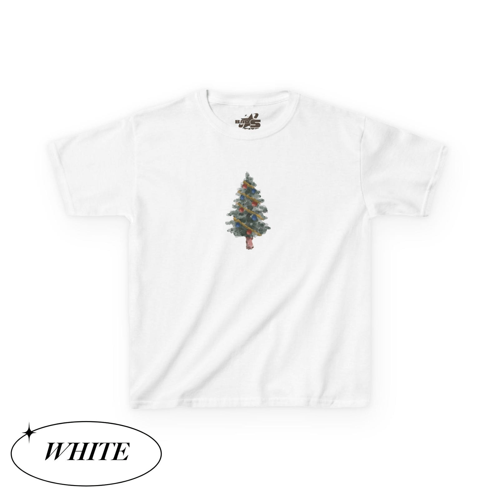 Other Christmas Tree Baby Tee – Minimalist Holiday Shirt Size M / US 6-8 / IT 42-44 - 3 Thumbnail