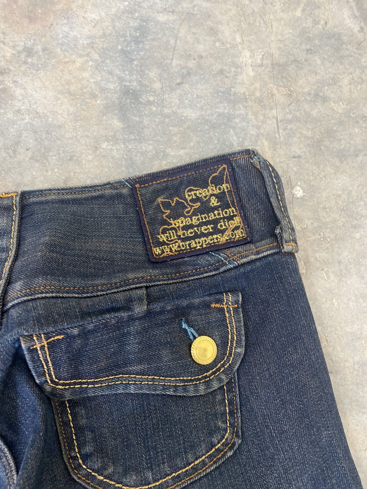 Hysteric Glamour Sick☠️ Brappers Flare Jeans Lgb Punk Grunge 90s Size US 28 / EU 44 - 12 Thumbnail