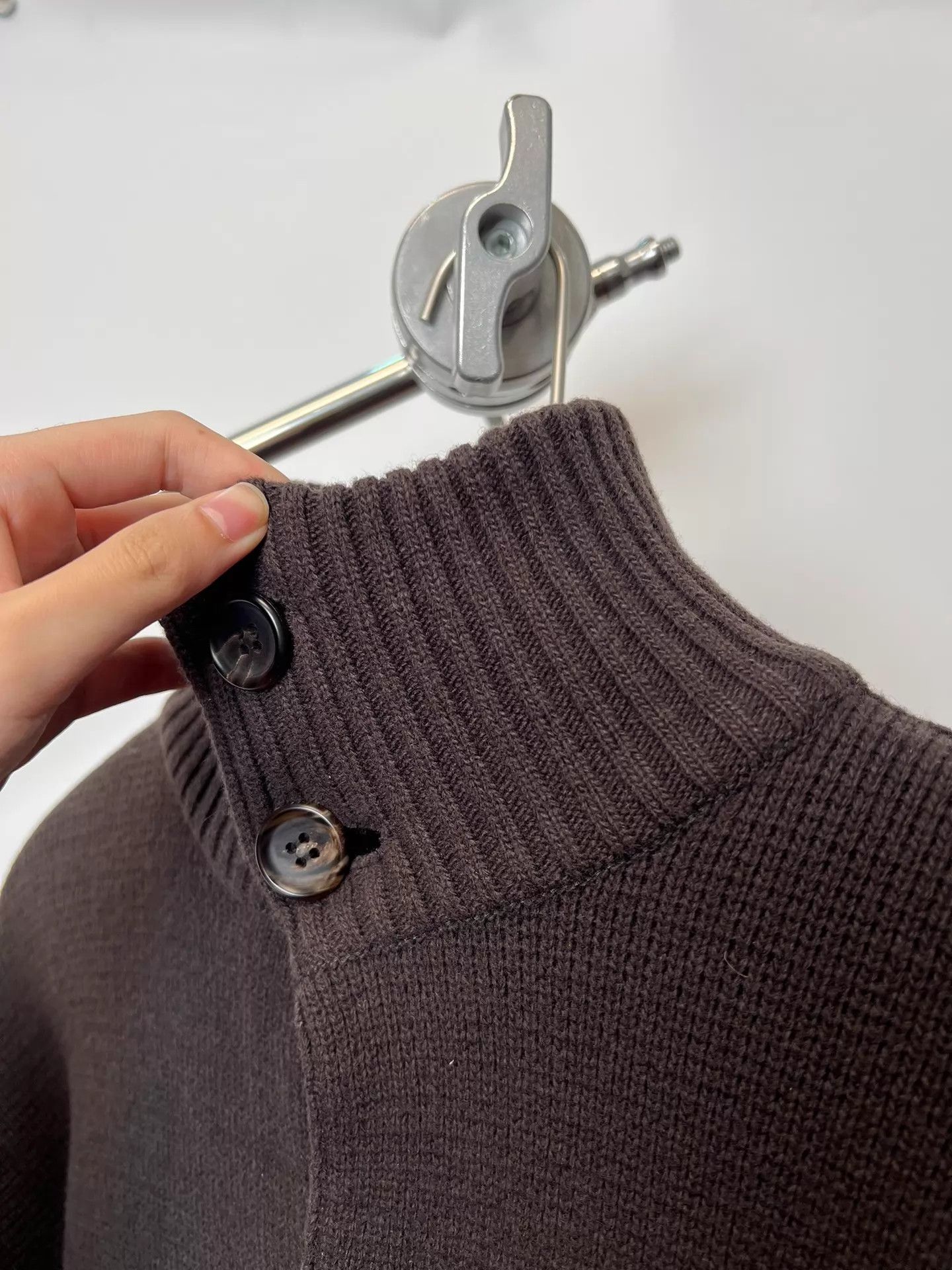Yohji Yamamoto Yohji Yamamoto YS Man Wool-Blend Knit Cardigan Size US L / EU 52-54 / 3 - 7 Thumbnail