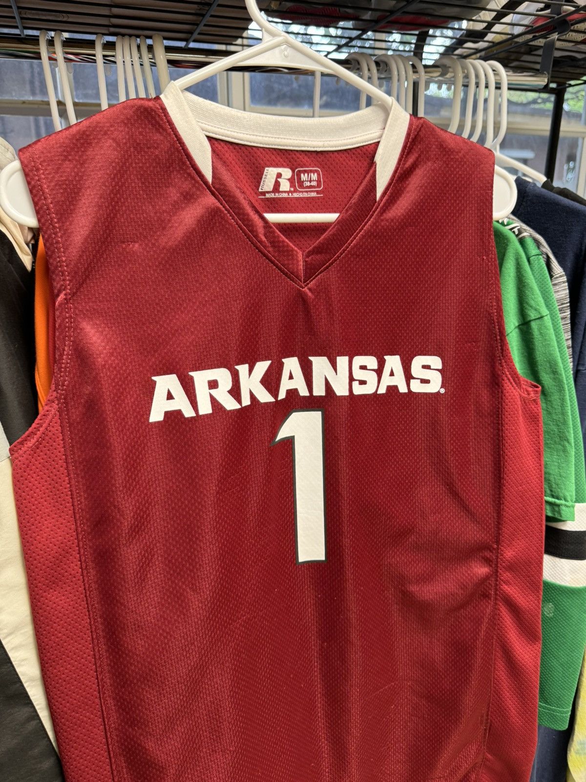 NCAA × Russell Athletic × Vintage Vintage NCAA Arkansas Razorbacks Russell Athletic Jersey Size US M / EU 48-50 / 2 - 3 Thumbnail