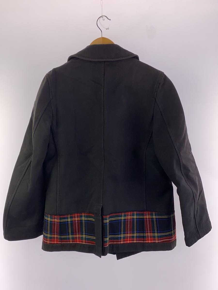 Comme des Garcons × Comme des Garcons Homme Patchwork Plaid Double Breasted Pea Coat Jacket Size US S / EU 44-46 / 1 - 2 Thumbnail