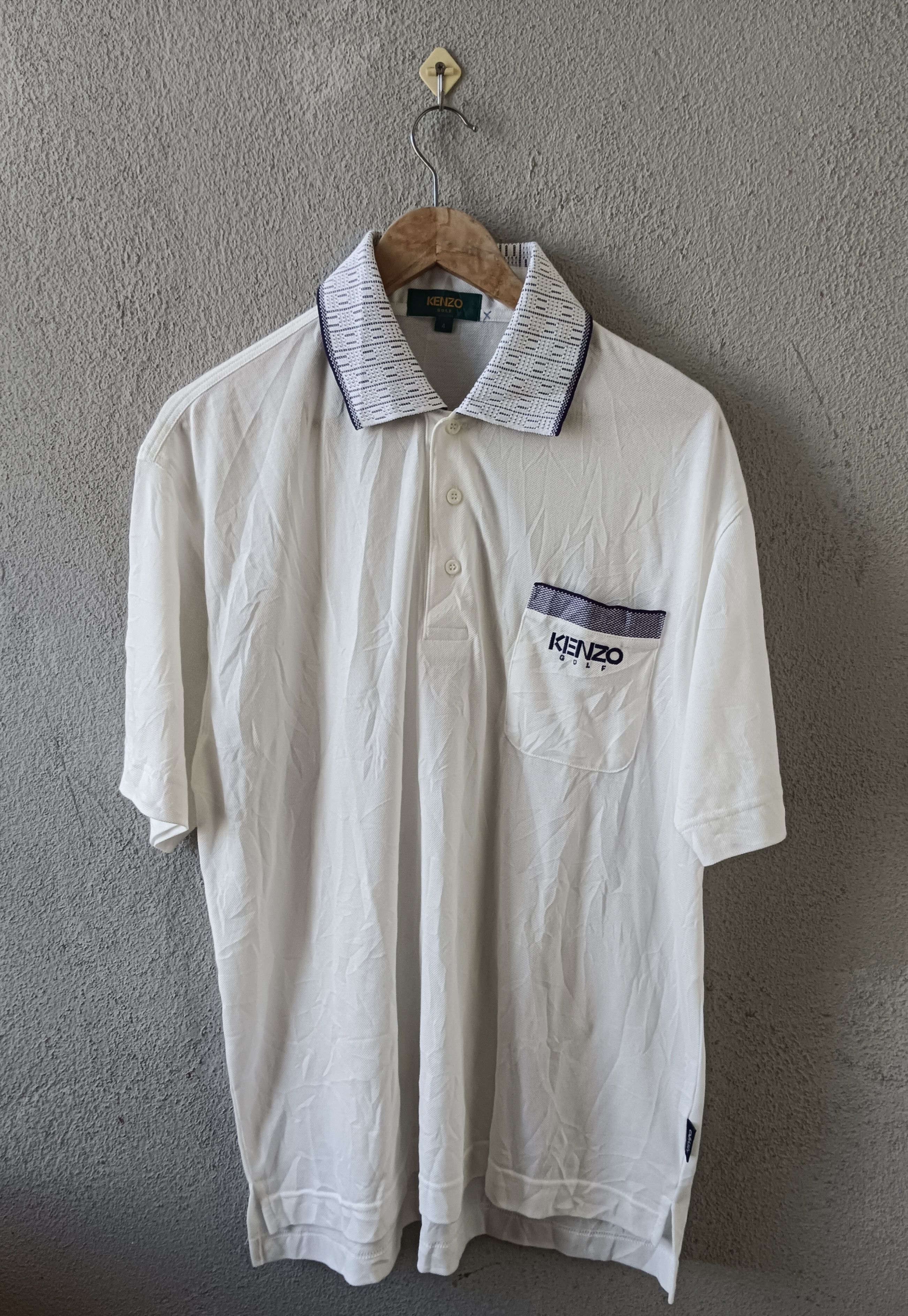 Kenzo × Vintage Vintage KENZO Golf Polos Shirt Size 4 Made in Japan Size US L / EU 52-54 / 3 - 1 Thumbnail