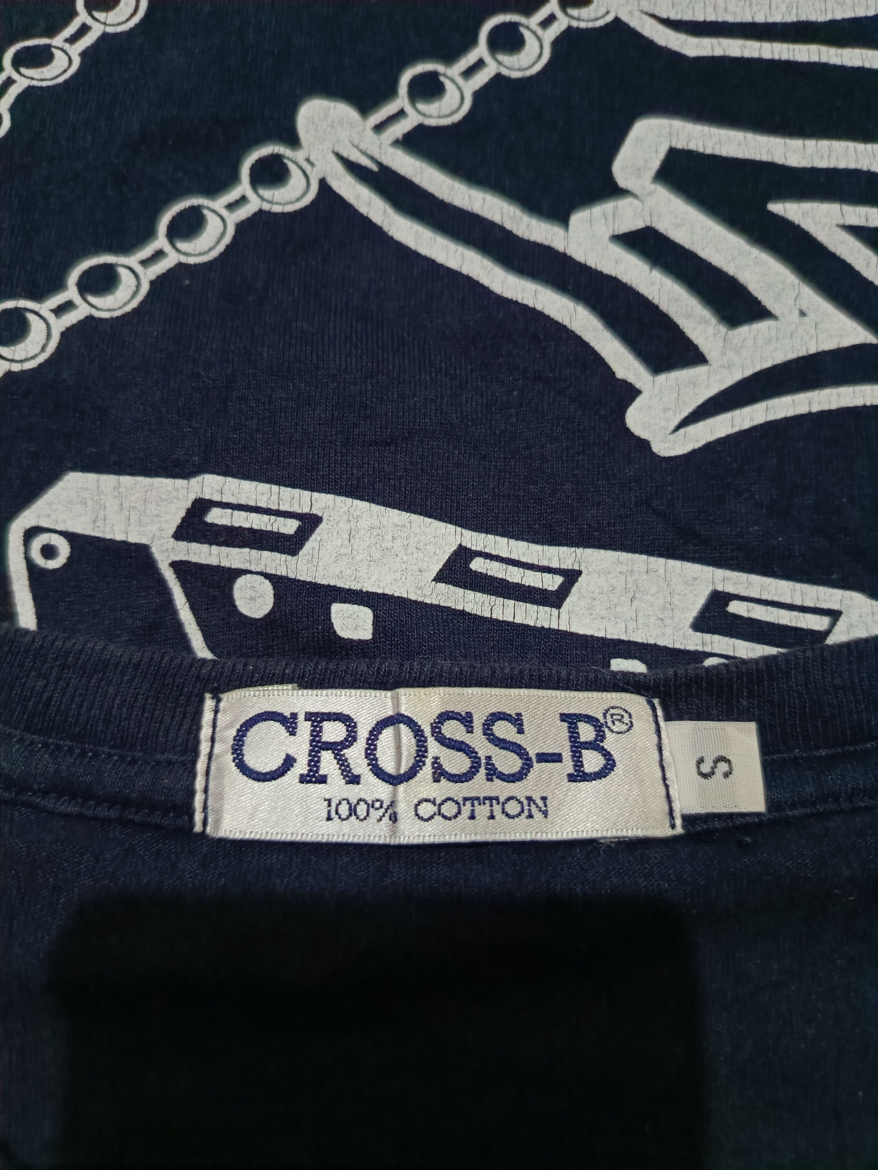 Vintage Hip Hop Street Tee by Cross - B Size US S / EU 44-46 / 1 - 4 Thumbnail