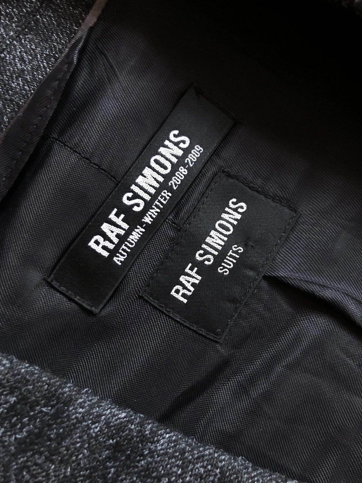 Raf Simons Raf Simons AW 2008 Metallic Tweed Suit 40 Runway Archive Size 40R - 7 Thumbnail