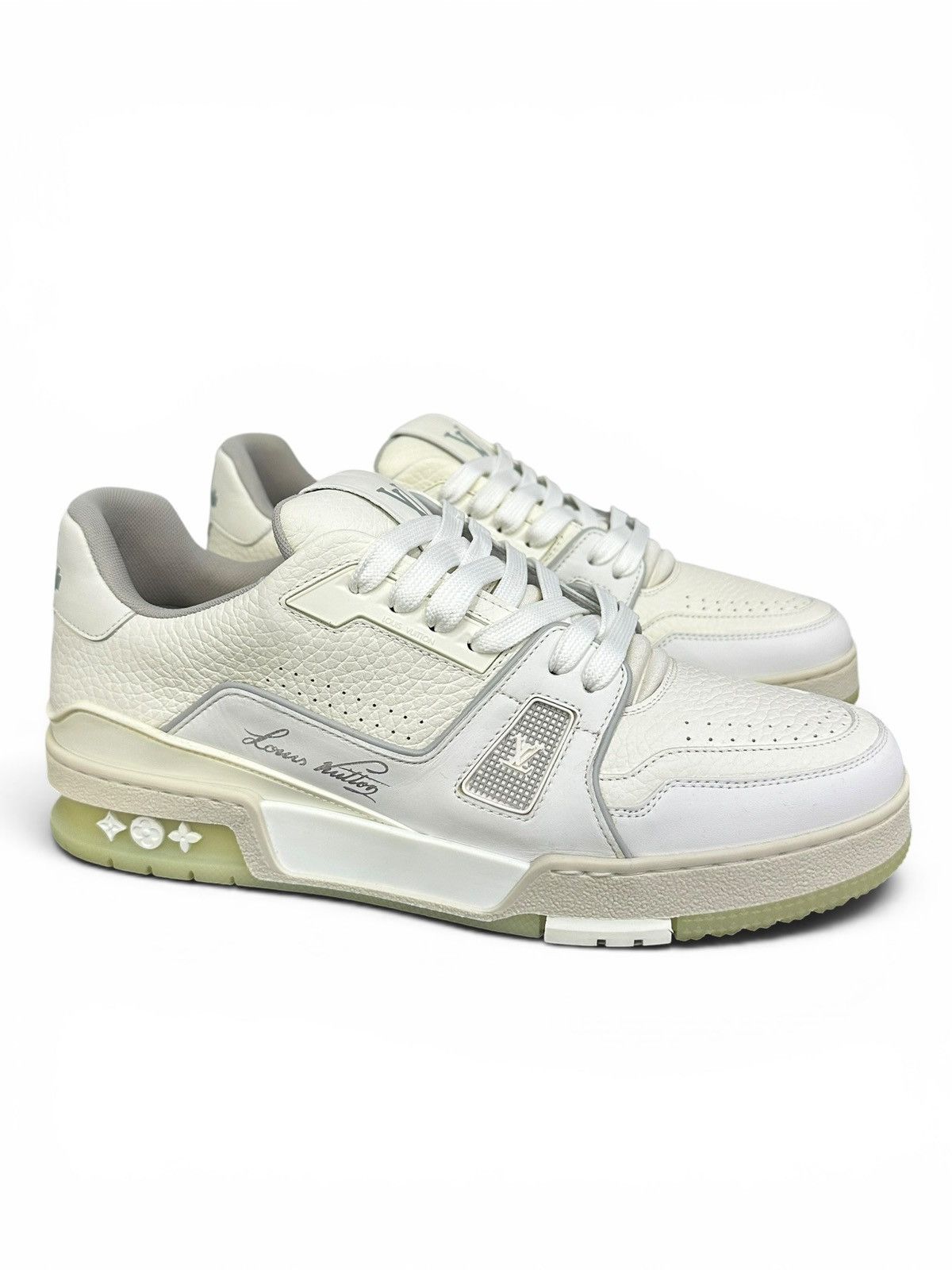 Louis Vuitton Louis Vuitton White Trainer Sneakers Size US 7.5 / EU 40-41 - 1 Thumbnail
