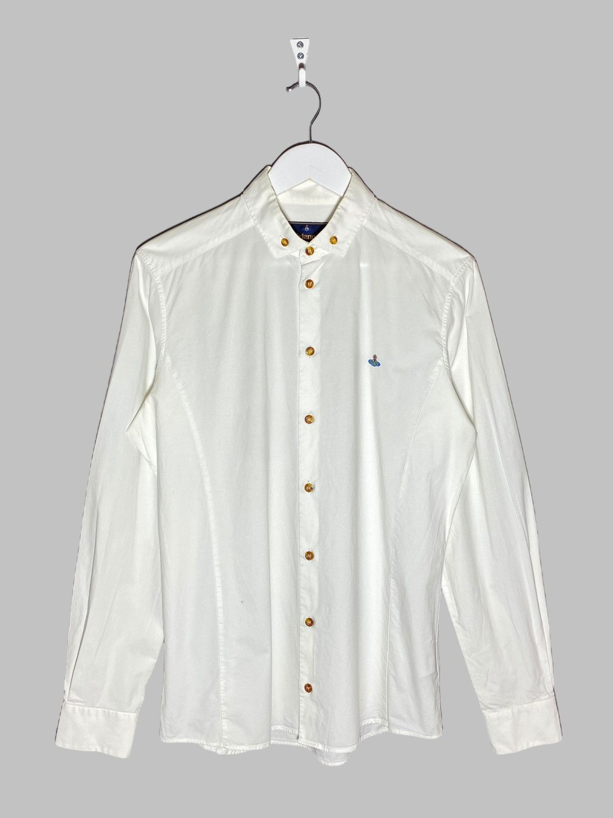 Vivienne Westwood 🔥 VIVIENNE WESTWOOD ORB BUTTON-UP MOD CLASSIC BRIT Size US S / EU 44-46 / 1 - 1 Thumbnail