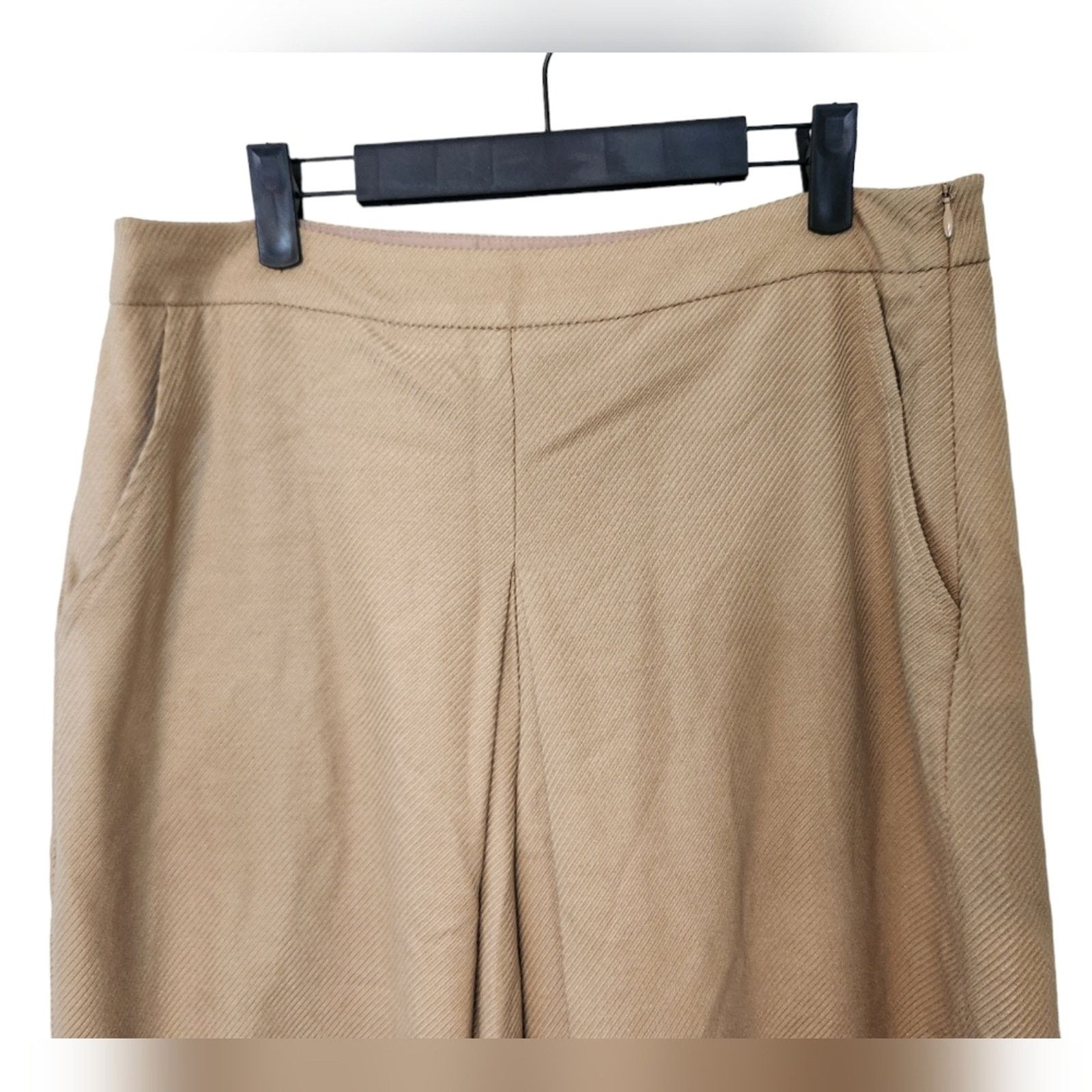 Trina Turk Trina Turk NWT Prizzi Knit Guacho Wide Leg Crop Pants 10 Size 32" / US 10 / IT 46 - 8 Thumbnail