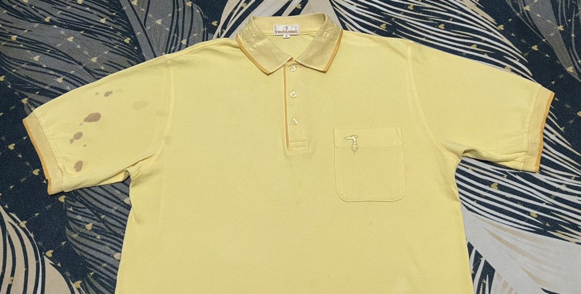 Trussardi × Vintage Vintage Polo Shirt Trussardi Size US M / EU 48-50 / 2 - 5 Thumbnail