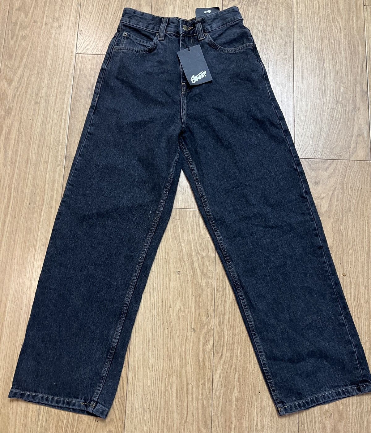 Pull & Bear SWD Black baggy loose jeans Size 26" / US 2 / IT 38 - 10 Thumbnail