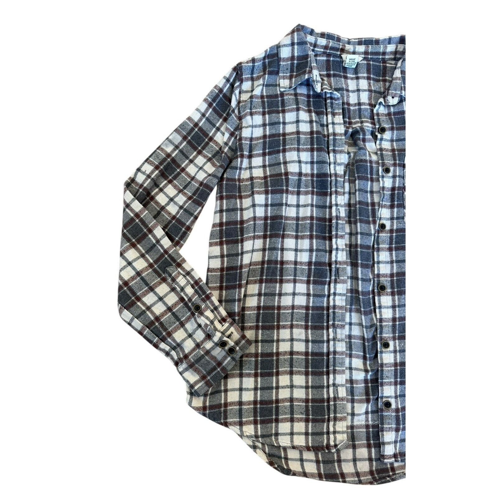 Forever 21 NIRVANA Kurt Cobain Upcycled Retro Vintage Plaid Flannel M Size M / US 6-8 / IT 42-44 - 5 Thumbnail