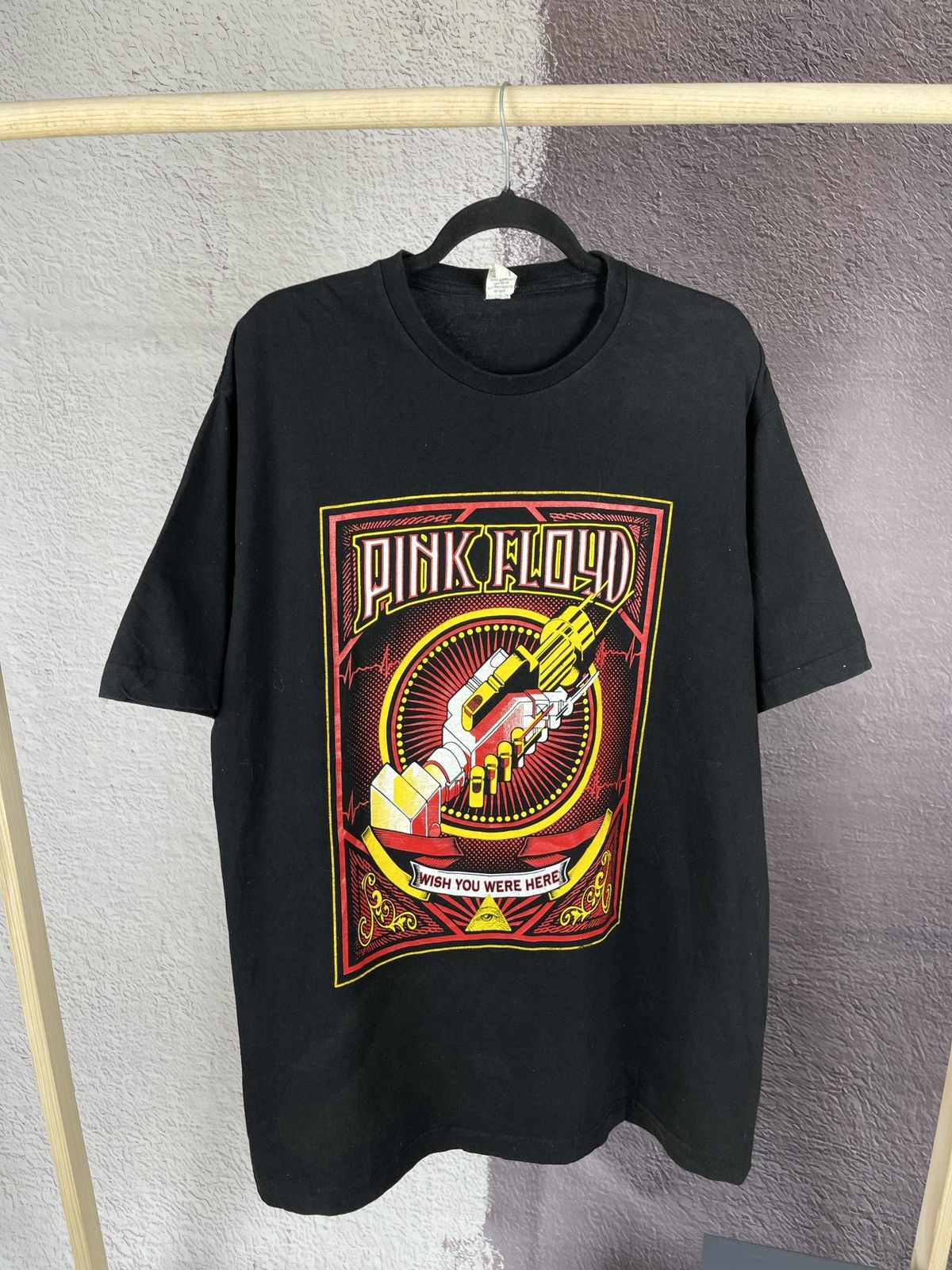 Band Tees Pink Floyd Wish You Were Here Vintage Shirt Size US XL / EU 56 / 4 - 3 Thumbnail