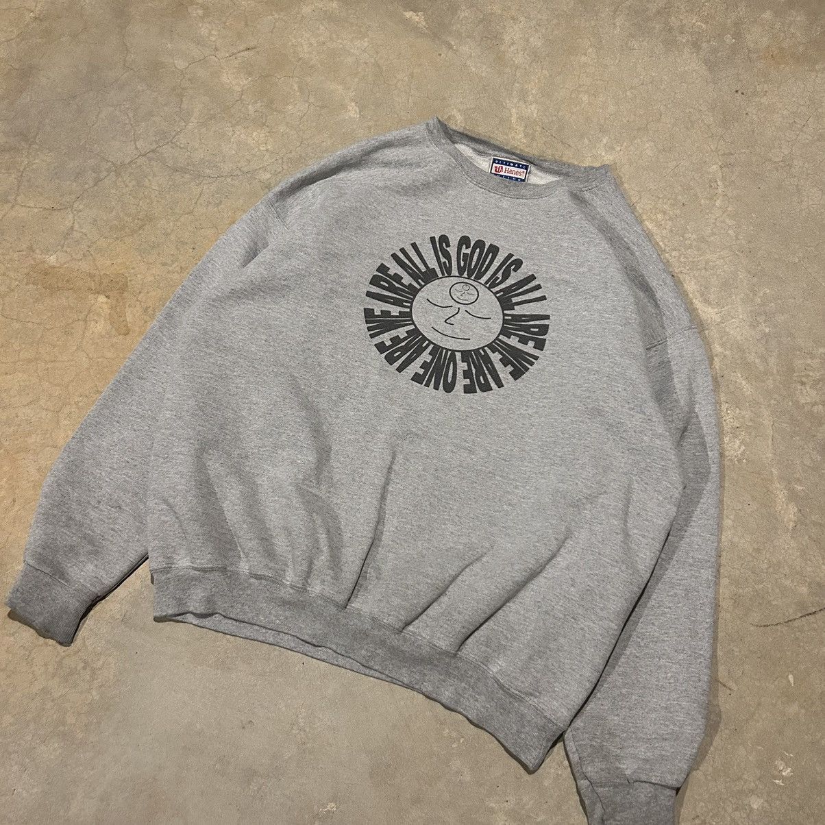 Unsound Rags × Vintage Crazy Vintage Y2K “God Is All” Jesus Crewneck Essential Size US L / EU 52-54 / 3 - 2 Thumbnail