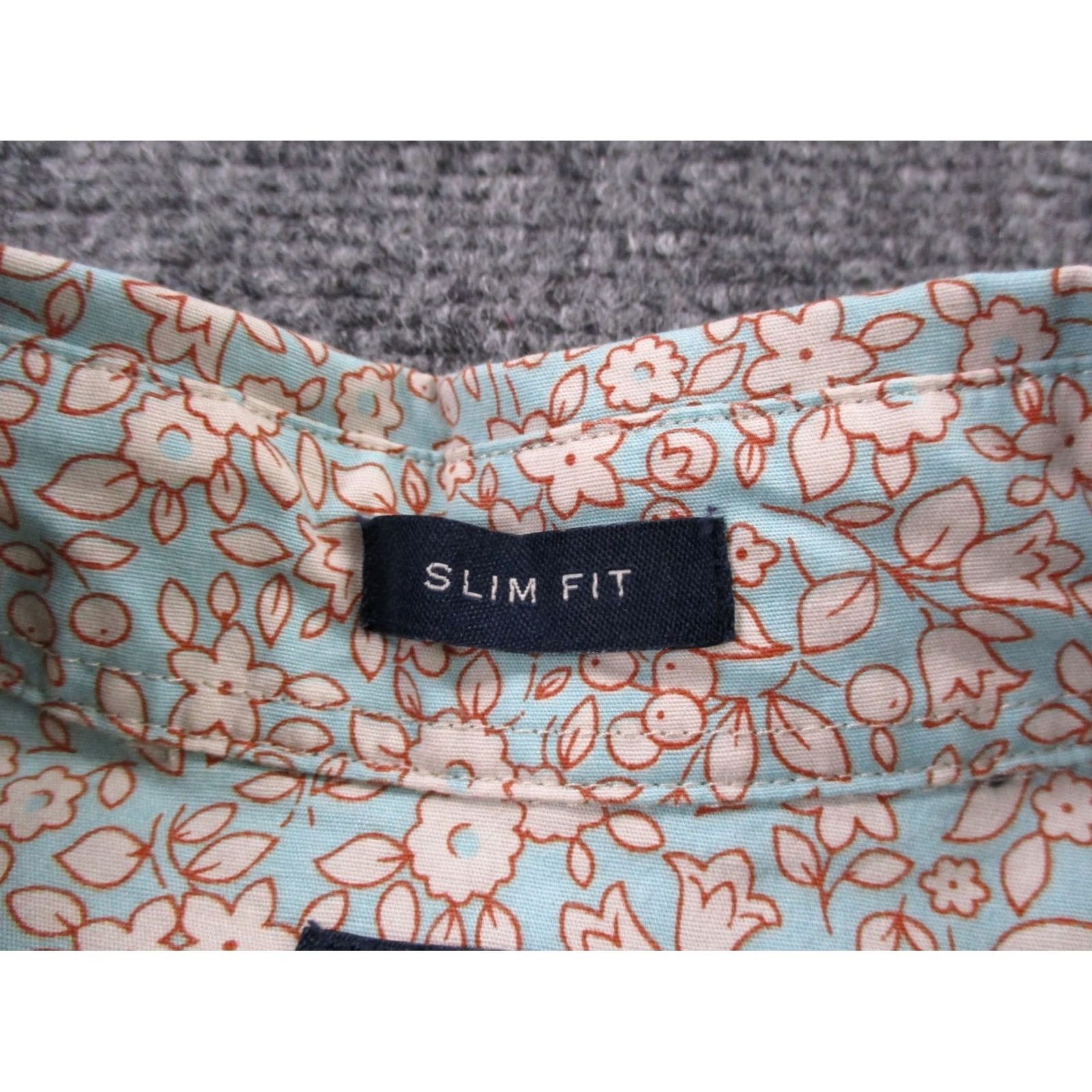 J.Crew J.CREW Shirt Mens M Floral Button-Down Knit Casual Multicolor Cotton Spandex Long Sleeve Size US M / EU 48-50 / 2 - 6 Thumbnail
