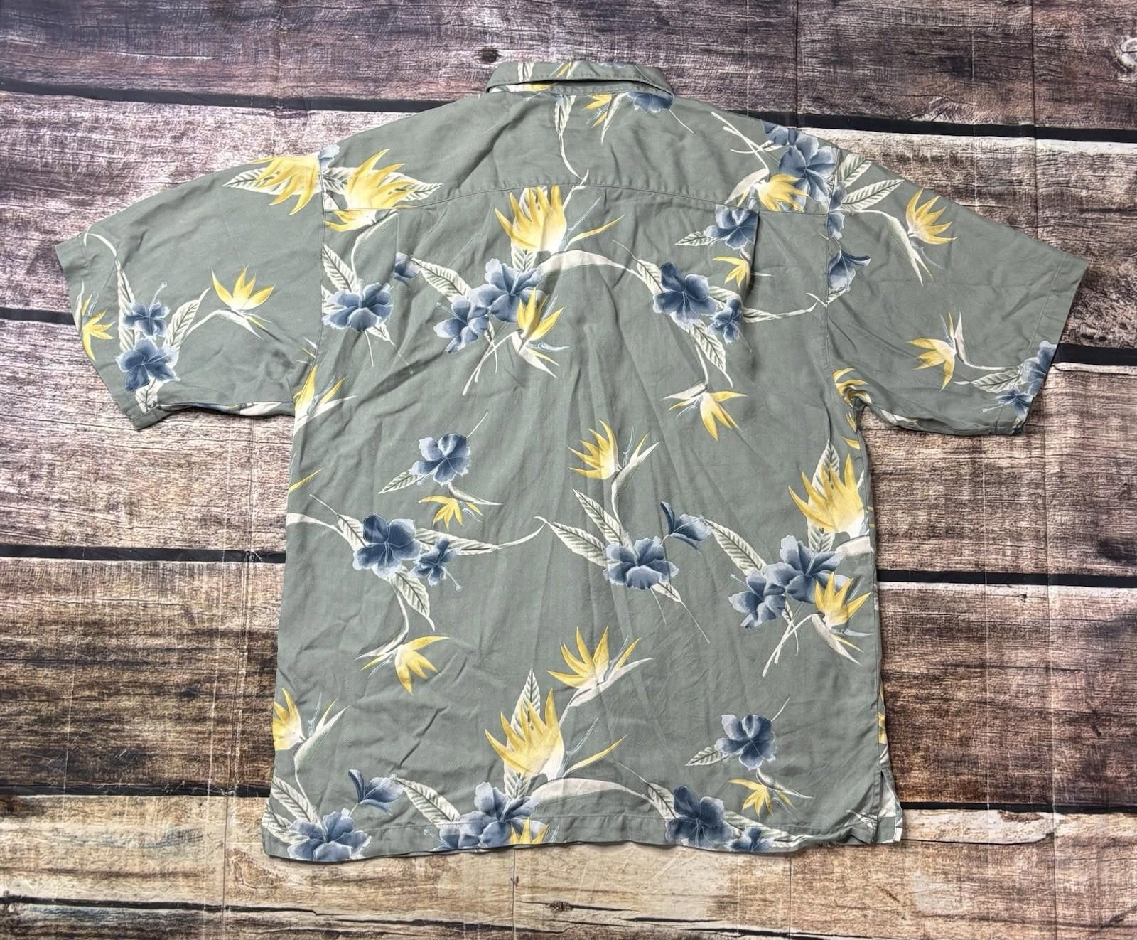 Tommy Bahama VTG Tommy Bahama Shirt Mens Large Silk Short Sleeve Button Size US L / EU 52-54 / 3 - 3 Thumbnail