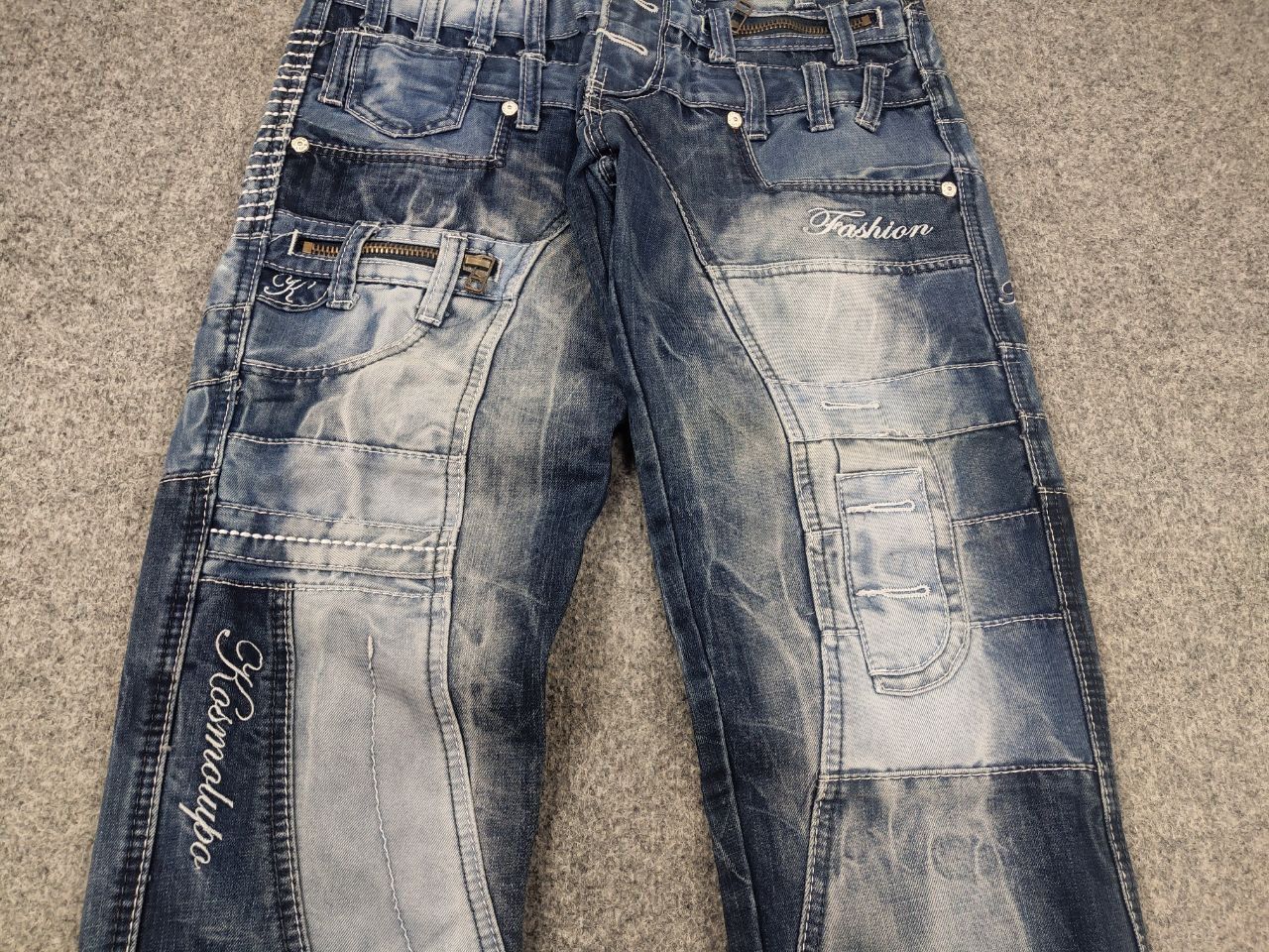 Le Grande Bleu (L.G.B.) Vintage Y2k Kosmo Japan if six was nine Embroidered Jeans Size US 32 / EU 48 - 6 Thumbnail