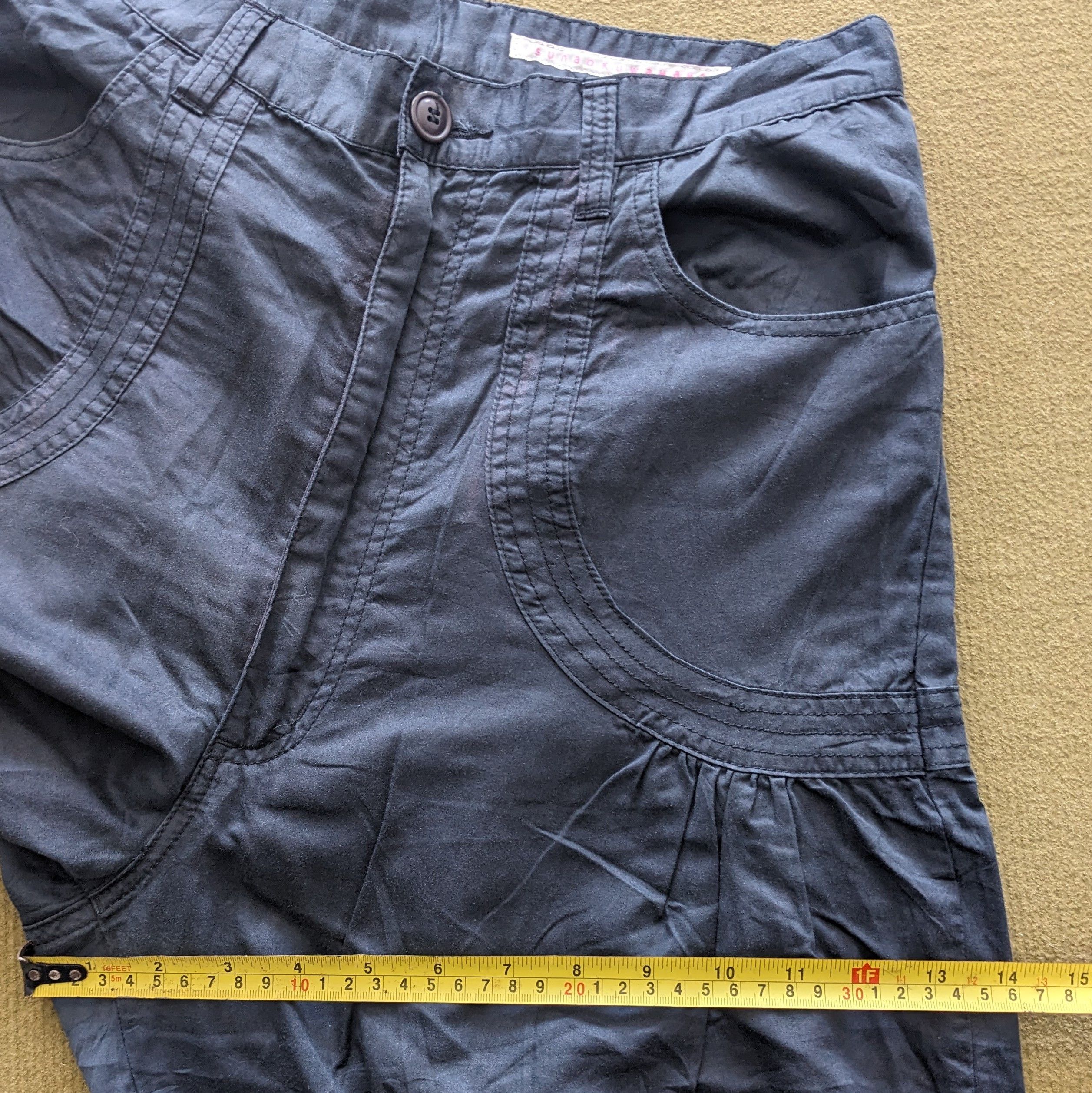 Japanese Brand Vintage Sunaokuwahara by Issey Miyake Buggy Pants Size US 29 - 7 Thumbnail