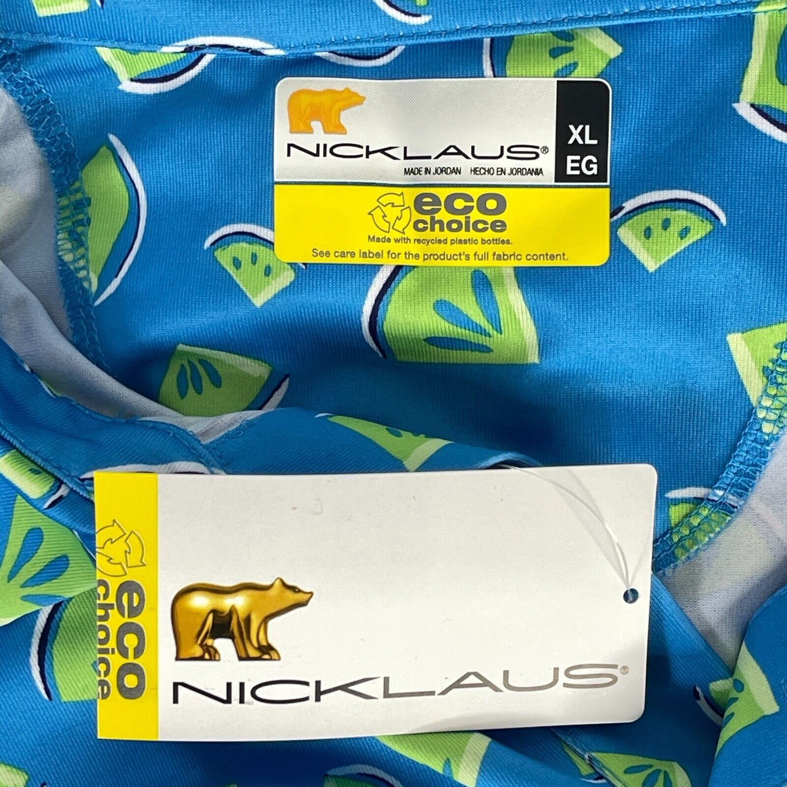 Other Jack Nicklaus Eco Choice Fruit Wedge Golf Shirt size XL Mens Size US XL / EU 56 / 4 - 5 Thumbnail
