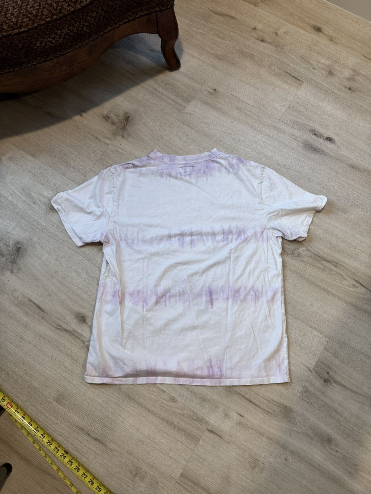 Guess Guess Tie Dye T Shirt White Purp Stripe Retro VTG Style Logo Size US L / EU 52-54 / 3 - 3 Thumbnail
