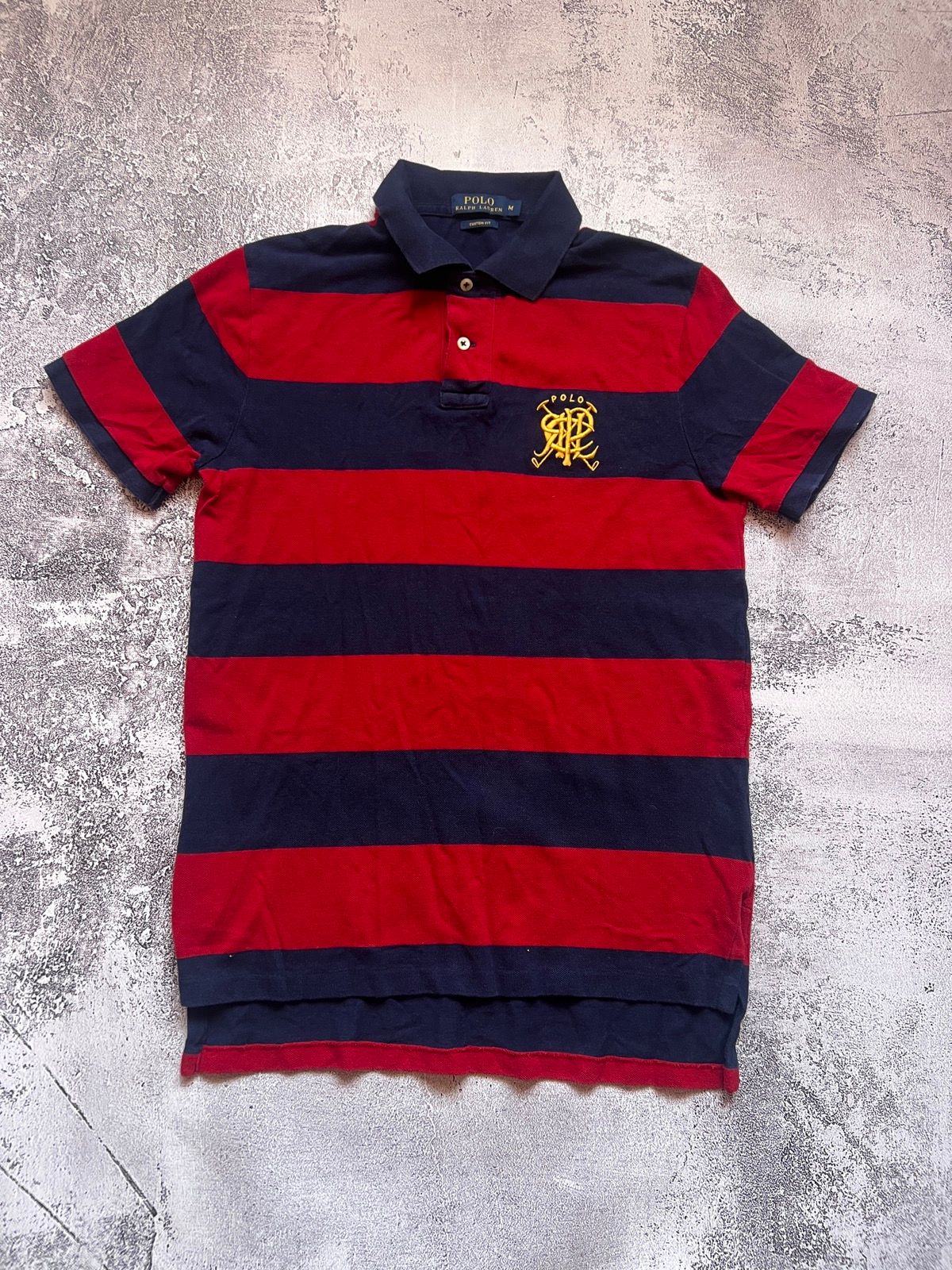 Pre-owned Polo Ralph Lauren X Vintage Polo Ralph Laurent T-shirt 90's Y2k In Red/blue