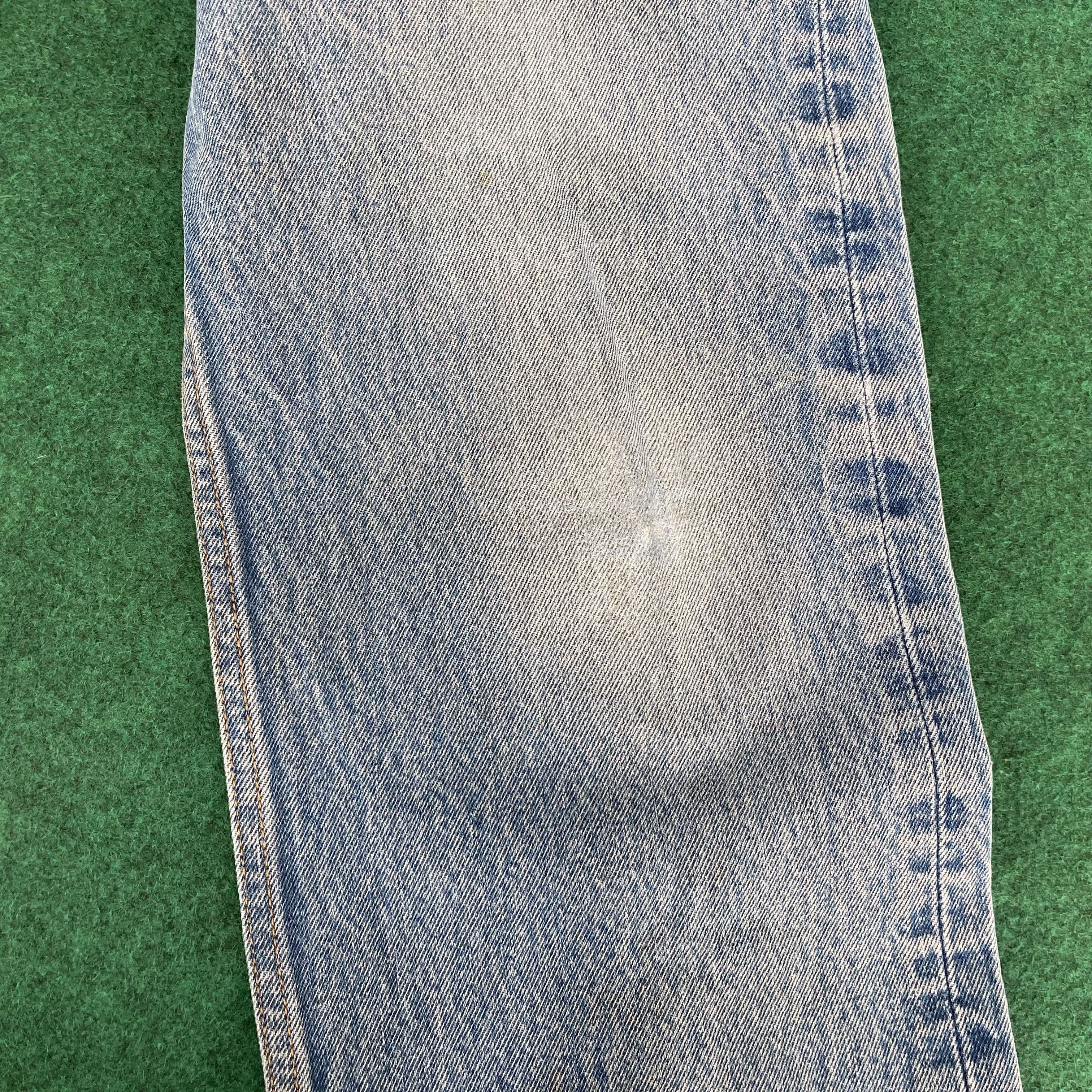 Levi's × Vintage Vtg Levis 501 Distressed Ripped Sz 34 Denim Jeans Size US 34 / EU 50 - 9 Thumbnail