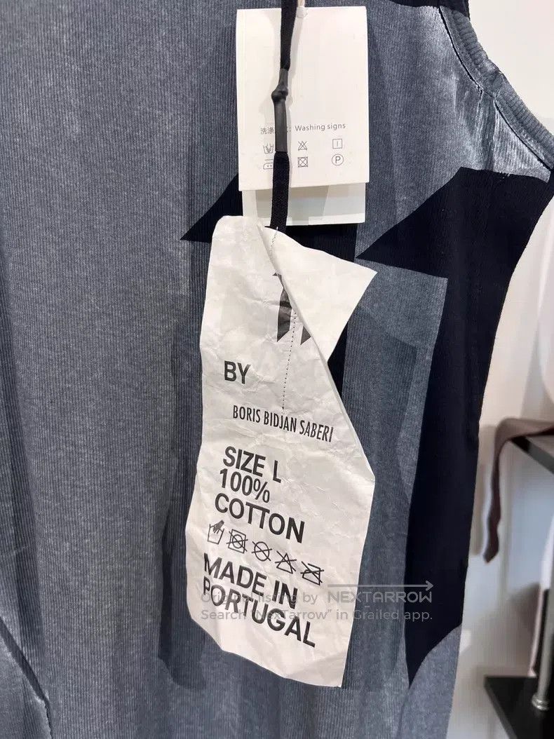 Boris Bidjan Saberi Boris Bidjan Saberi 11by bbs T1 printed tank top| Size L / US 10 / IT 46 - 4 Thumbnail