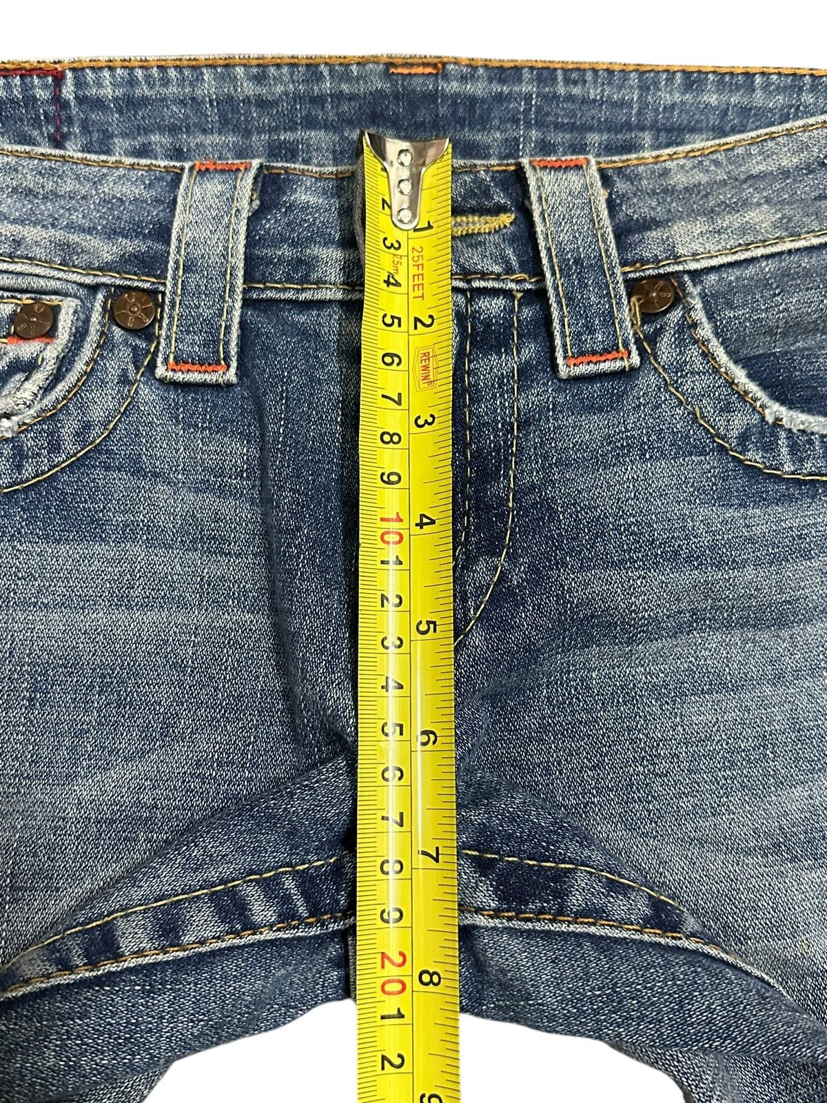 Japanese Brand Vintage Made in USA True Religion Bootcut Bell Bottom Jeans Size US 28 / EU 44 - 17 Thumbnail