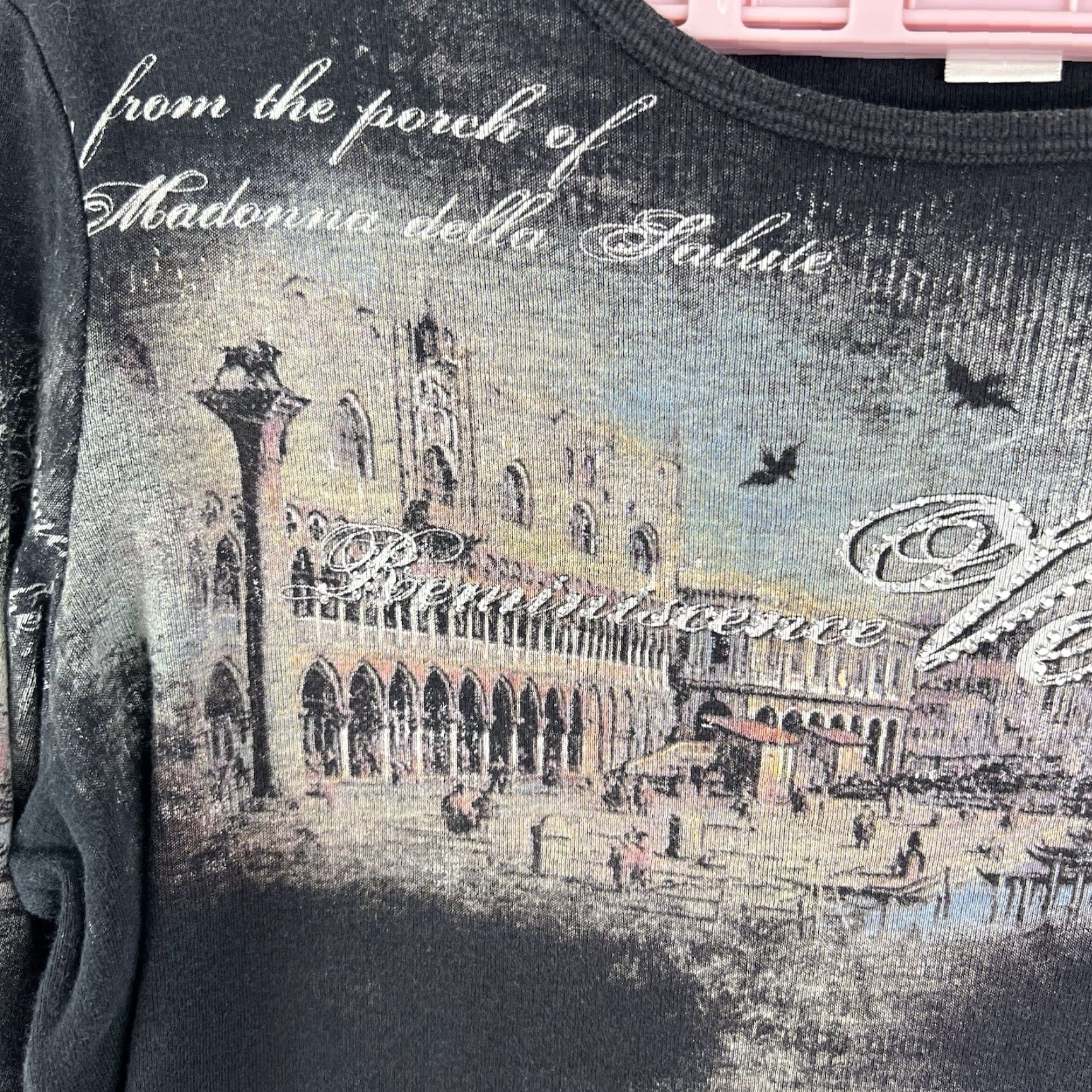 Vintage VINTAGE Christopher & Banks T-Shirt Women's Size L Black Art Destination Casual Streetwear Size L / US 10 / IT 46 - 3 Thumbnail