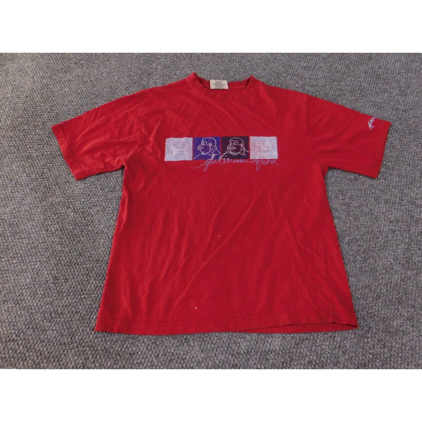Fubu VINTAGE FUBU Shirt Mens Large Red Graphic Hip Hop Streetwear 2000s Tee Size US L / EU 52-54 / 3 - 2 Thumbnail