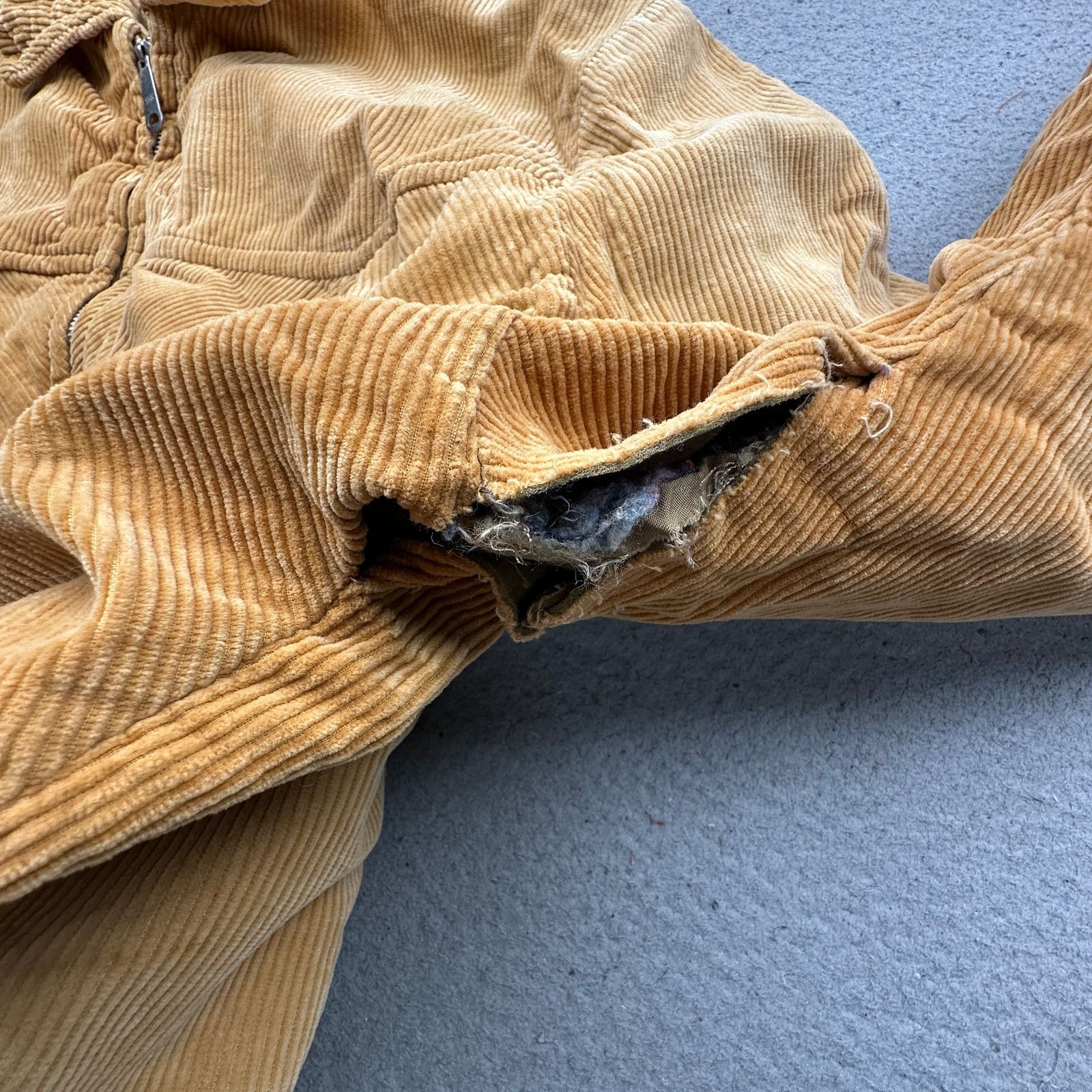 Other Vintage 70s Cromwell Court Corduroy Bomber Lined Jacket XL Size US XL / EU 56 / 4 - 6 Thumbnail