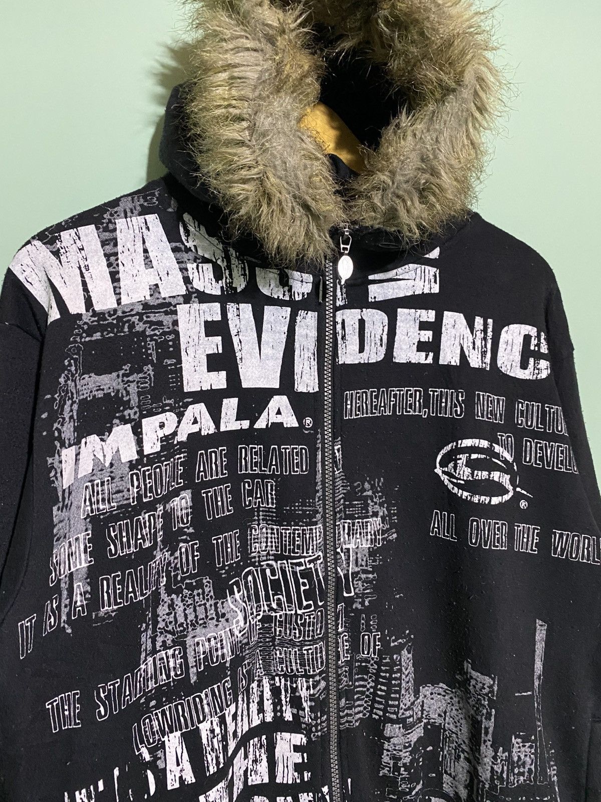 If Six Was Nine IMPALA POEM FUR HOODIE PUNK GOTHIC Size US M / EU 48-50 / 2 - 4 Thumbnail