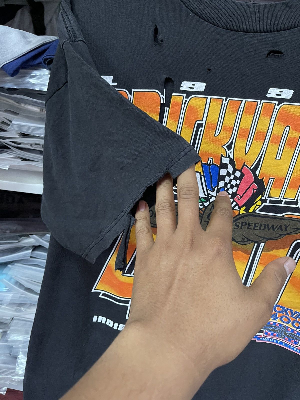 Vintage Vintage Distressed 90's Brickyard 400 Very Rare🔥🔥🔥 Size US XL / EU 56 / 4 - 4 Thumbnail
