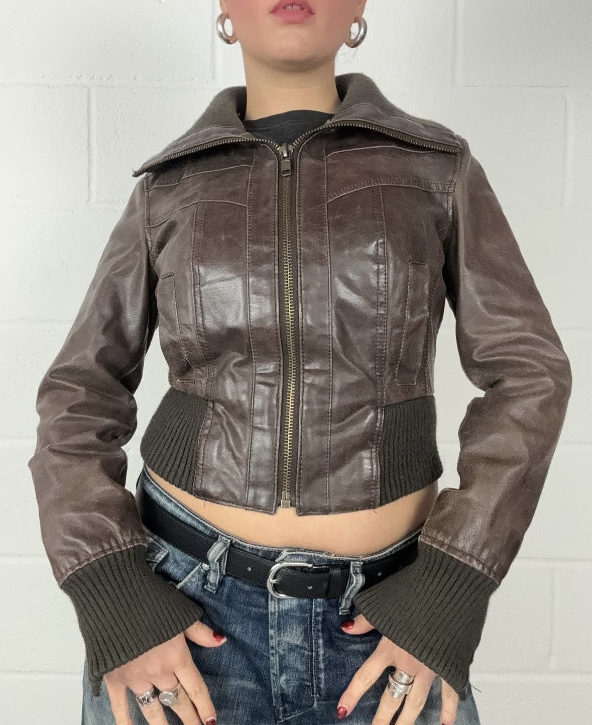 If Six Was Nine × Japanese Brand × Le Grande Bleu (L.G.B.) Vintage Japanese Cropped Fur Goa Style Jacket Bomber Size US S / EU 44-46 / 1 - 1 Thumbnail