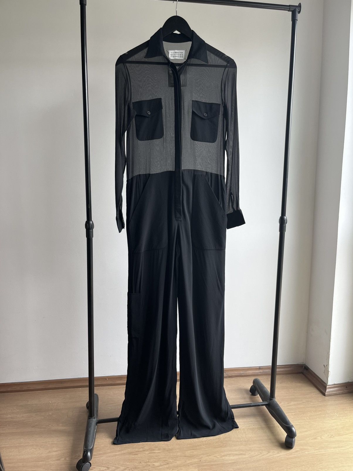 Maison Martin Margiela SS10 “work overall” silk jumpsuit