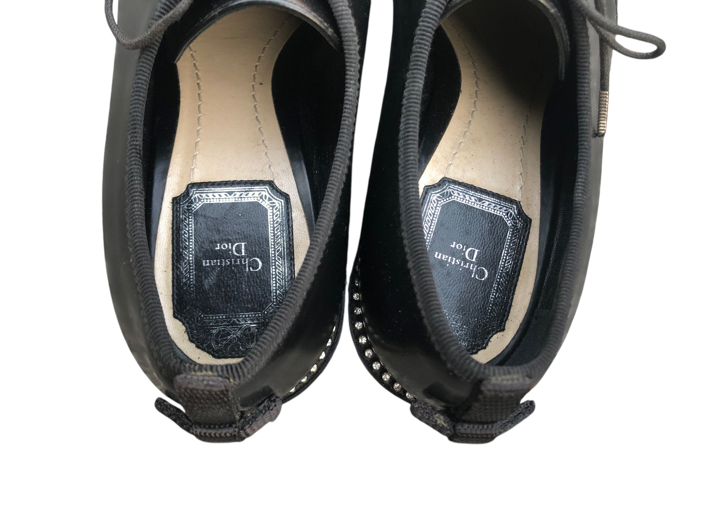 Dior 💯🔥CHRISTIAN DIOR Glazed Calfskin Tomboy Oxfords Size 37.5 Size US 7 / IT 37 - 9 Thumbnail