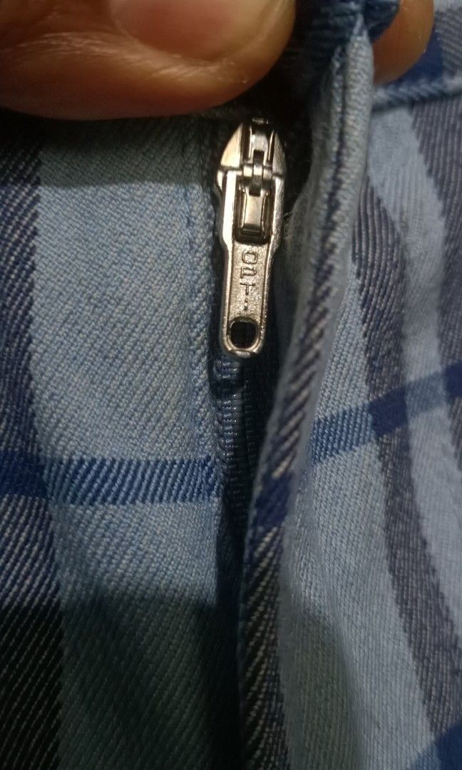 Burberry Burberry Nova Check Trousers OG Blue Plaid 36R Size US 36 / EU 52 - 4 Thumbnail