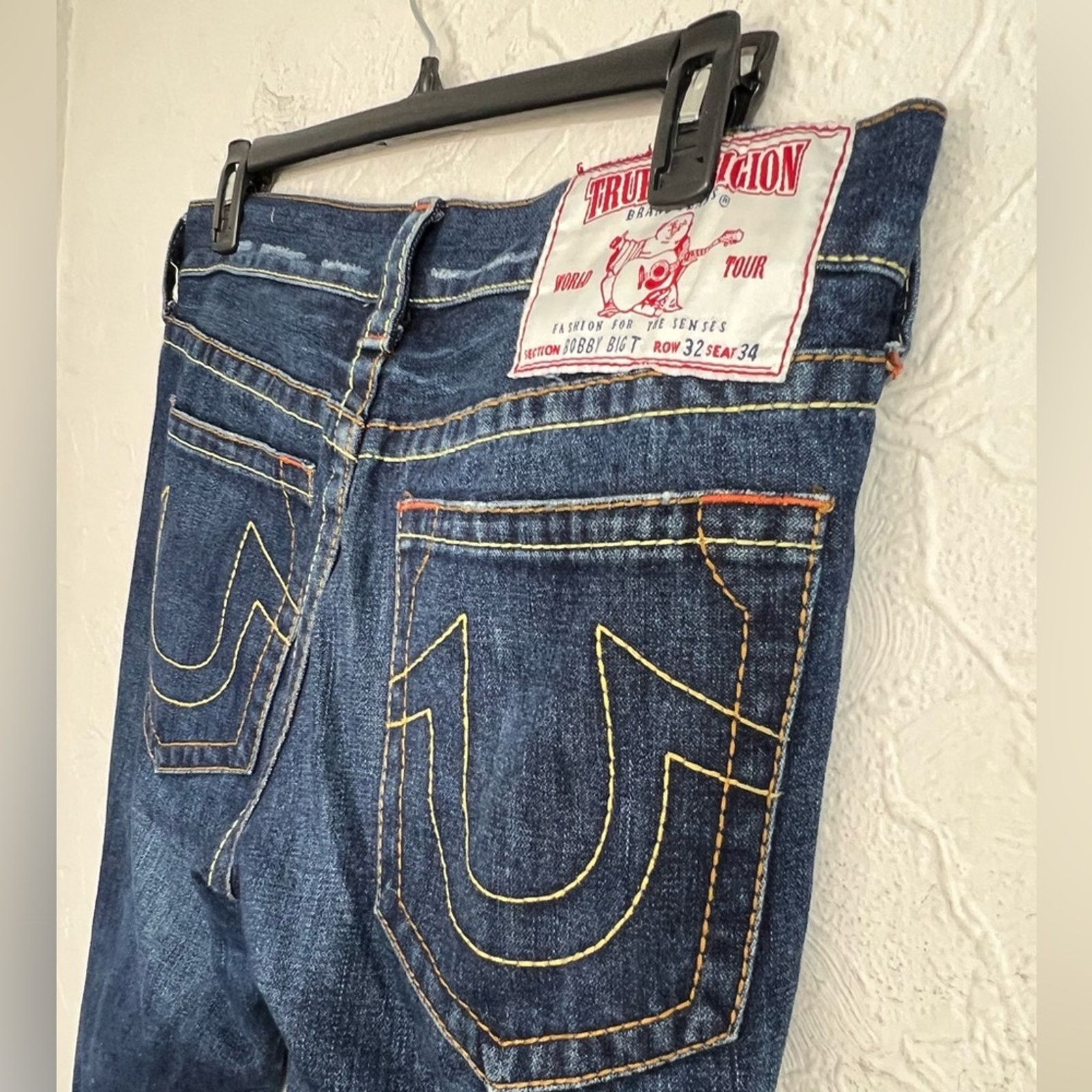 True Religion VTG True Religion Bobby Big T Baggy Denim Jeans Mens 32x34 Size US 32 / EU 48 - 6 Thumbnail