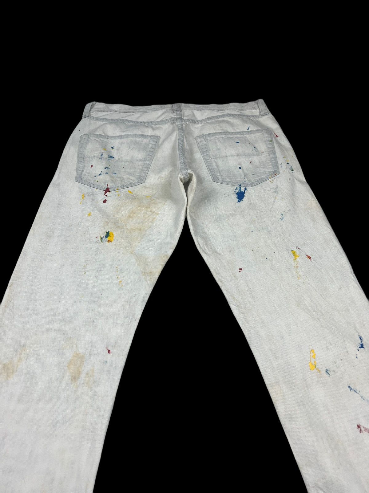 Maison MIHARA YASUHIRO Sample Miharayasuhiro Paint Splatter Denim Size US 32 / EU 48 - 16 Thumbnail