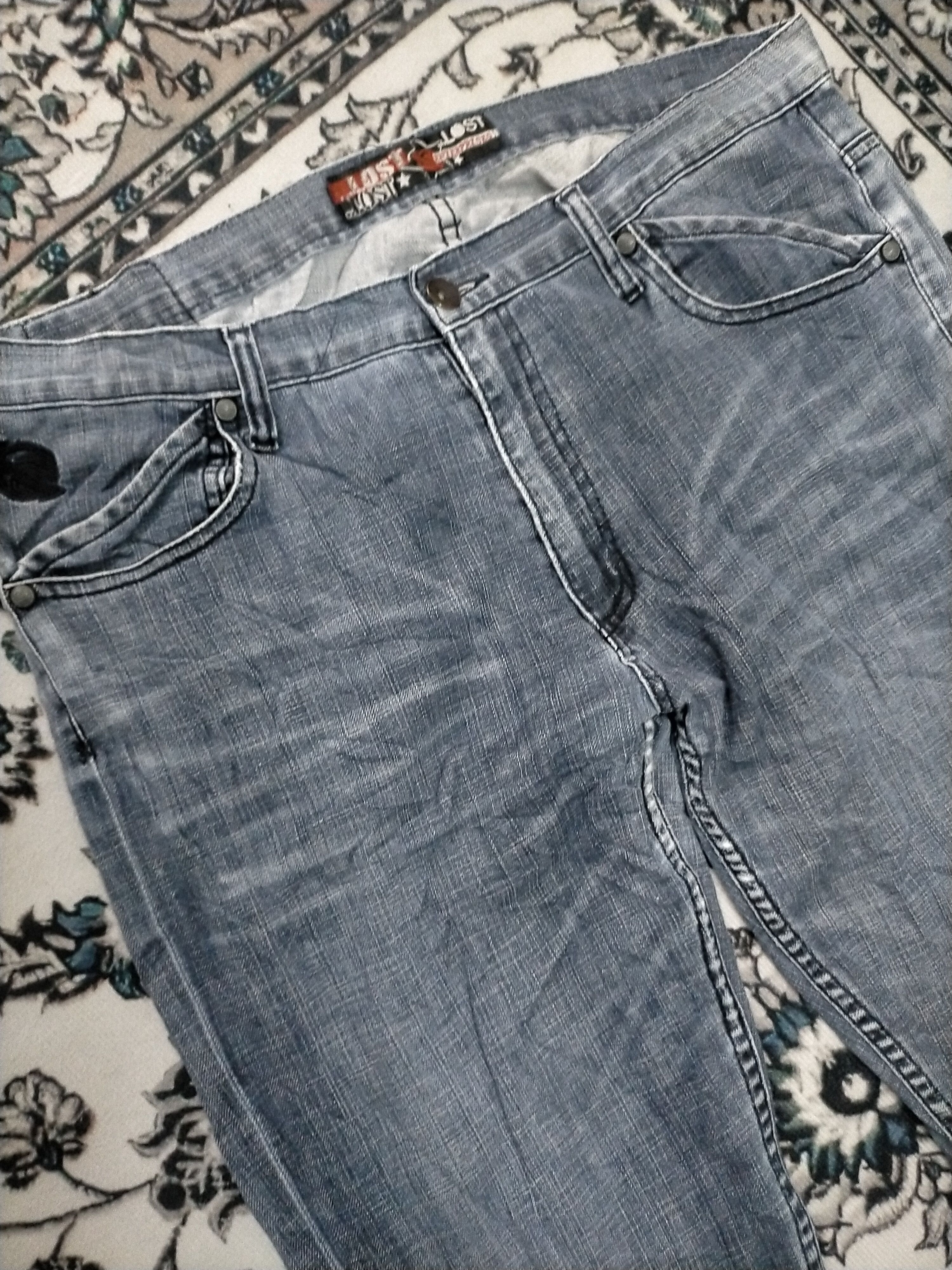 Lost Enterprises × Vintage 🔥Rare🔥 Vintage Lost Enterprise Washed Jeans Size US 36 / EU 52 - 4 Thumbnail