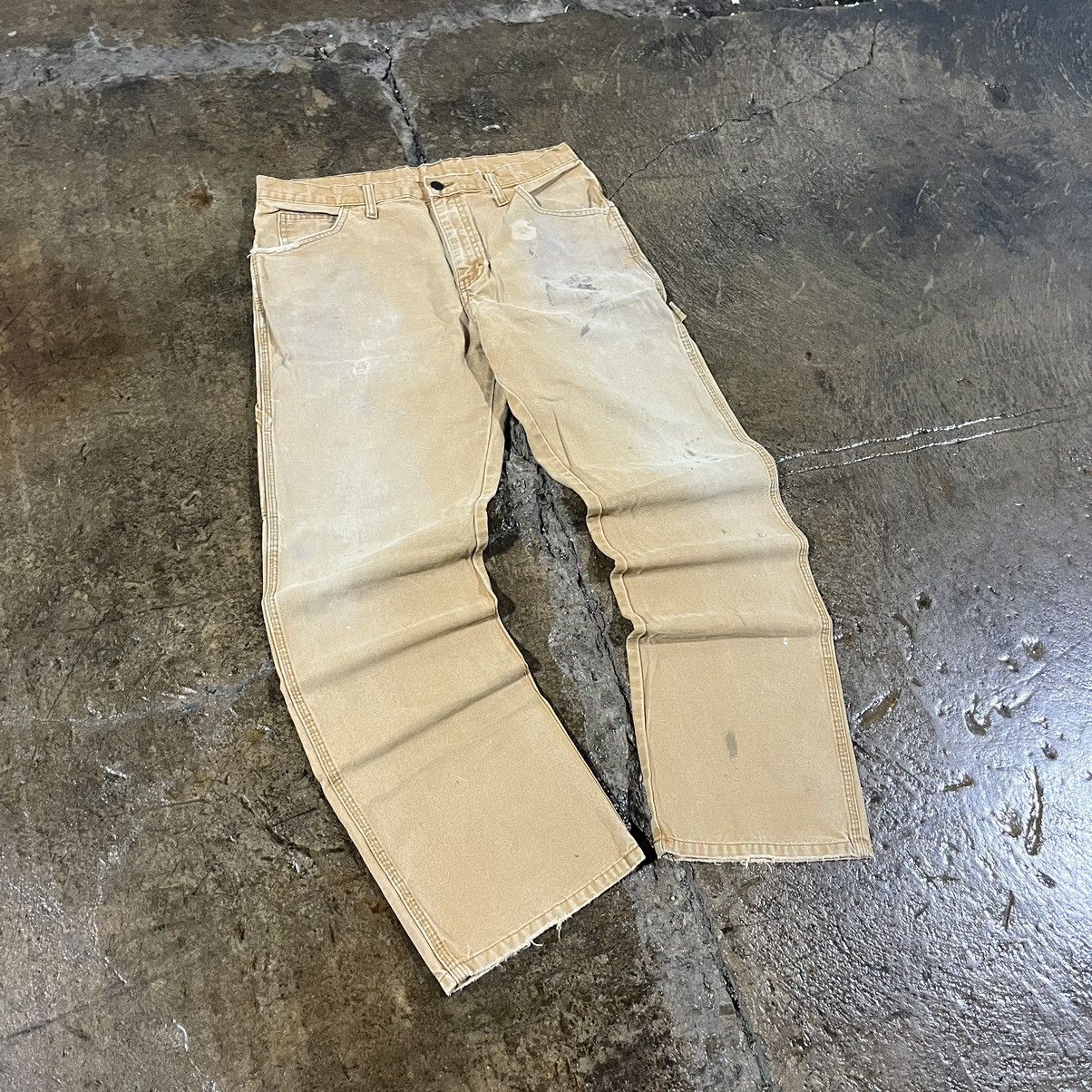 Carhartt × Dickies × Vintage Crazy Vintage Dickies Carpenter Jeans Faded Workwear Skater Size US 34 / EU 50 - 7 Thumbnail