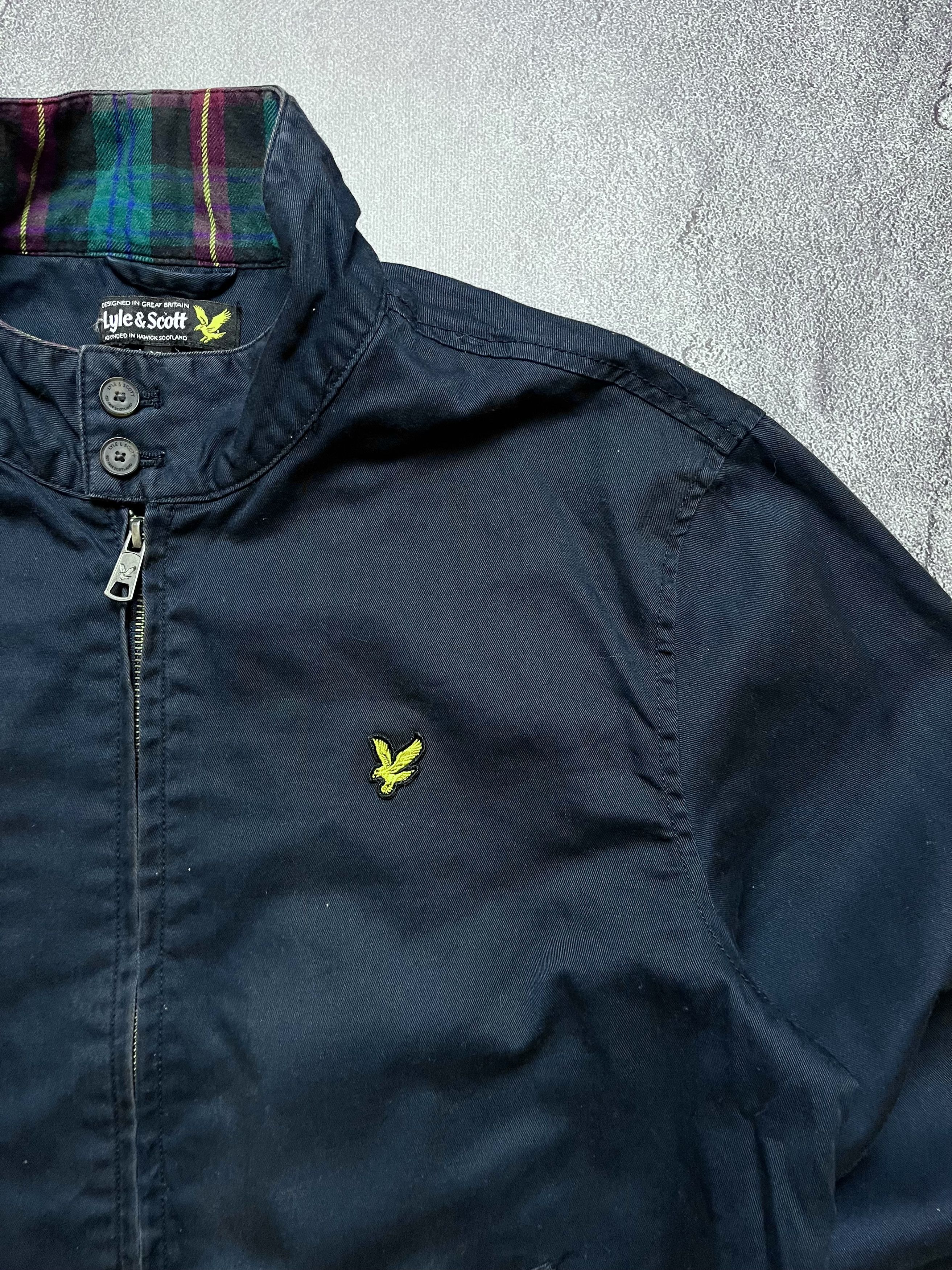 Lyle & Scott Vintage Bomber Jacket Lyle & Scott Big Logo Casual XL Size US XL / EU 56 / 4 - 2 Thumbnail