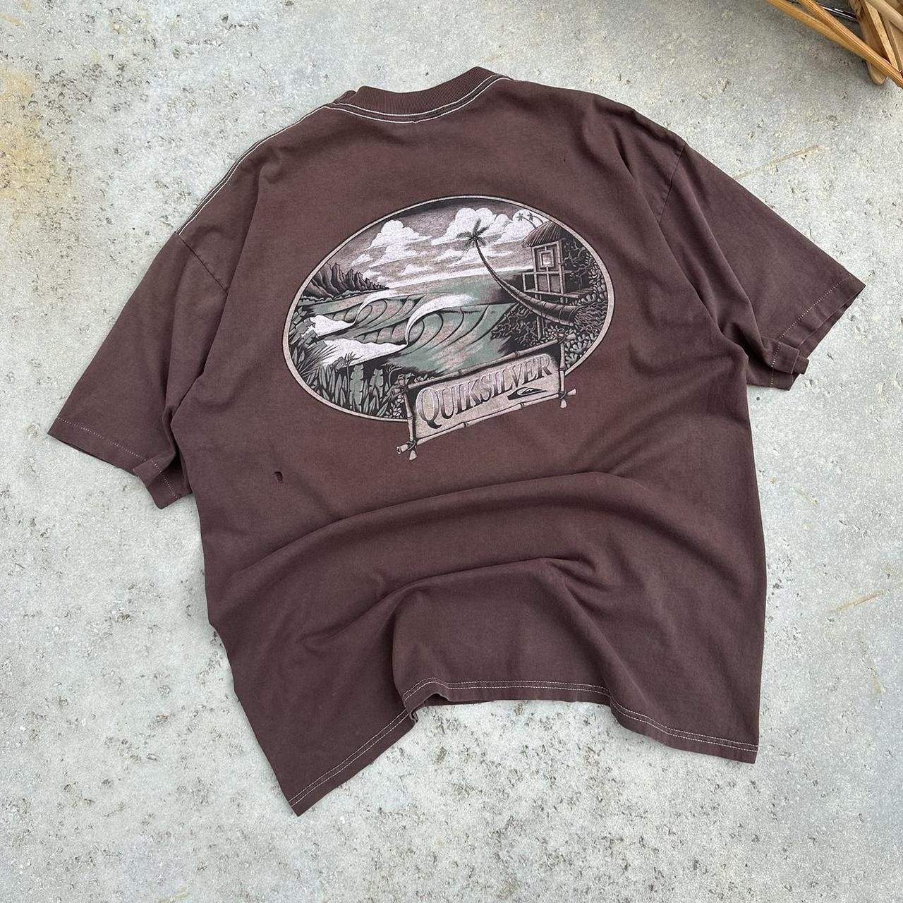 Quiksilver Vintage 90’s Quiksilver Surfer Skater Faded Graphic Shirt Size US XL / EU 56 / 4 - 1 Thumbnail